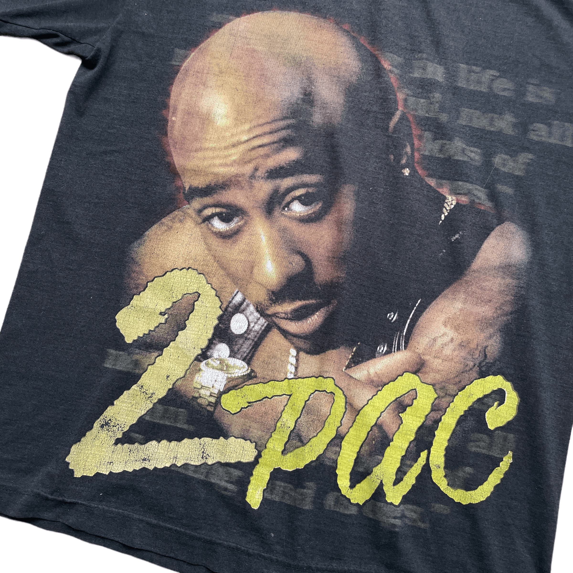 Vintage Tupac 2Pac raptee Bootleg T-shirt - Short Sleeve T