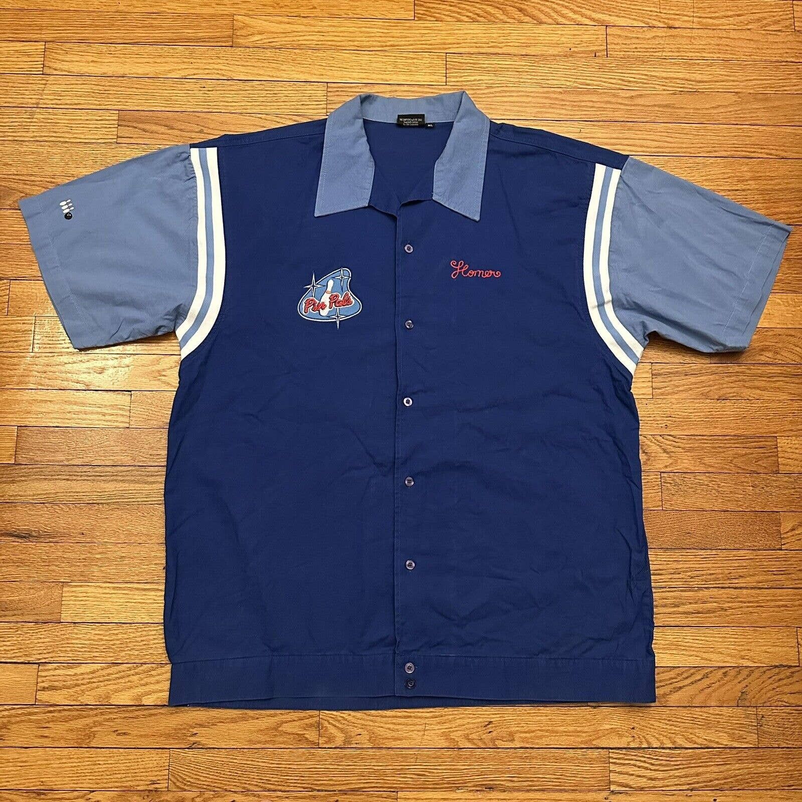 Vintage Vintage 2002 The Simpsons Homer Pin Pals Bowling Shirt Grailed