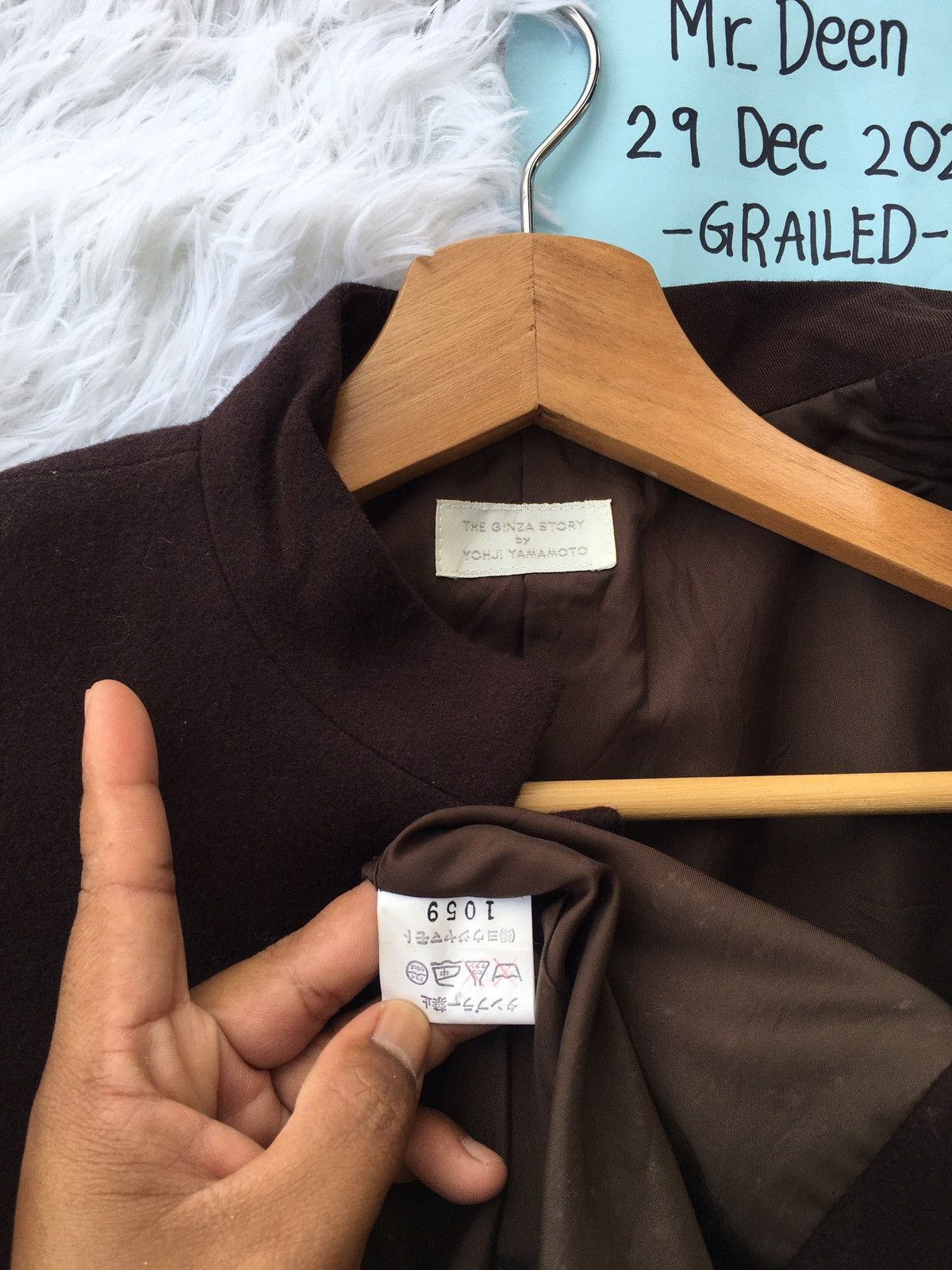 Yohji Yamamoto Rare Vintage The Ginza Story by Yohji Yamamoto Wool Jacket Size S / US 4 / IT 40 - 12 Thumbnail