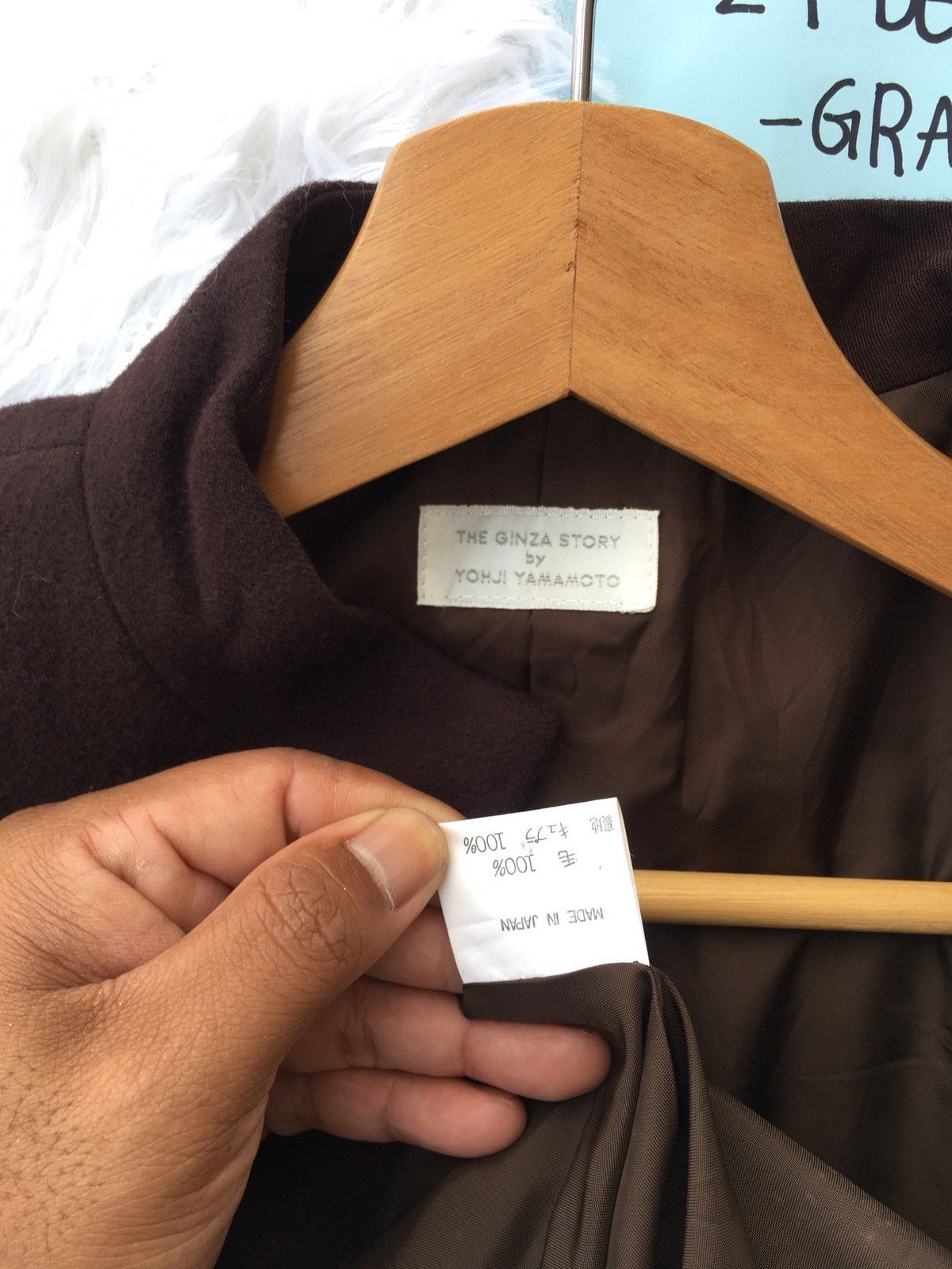 Yohji Yamamoto Rare Vintage The Ginza Story by Yohji Yamamoto Wool Jacket Size S / US 4 / IT 40 - 11 Thumbnail