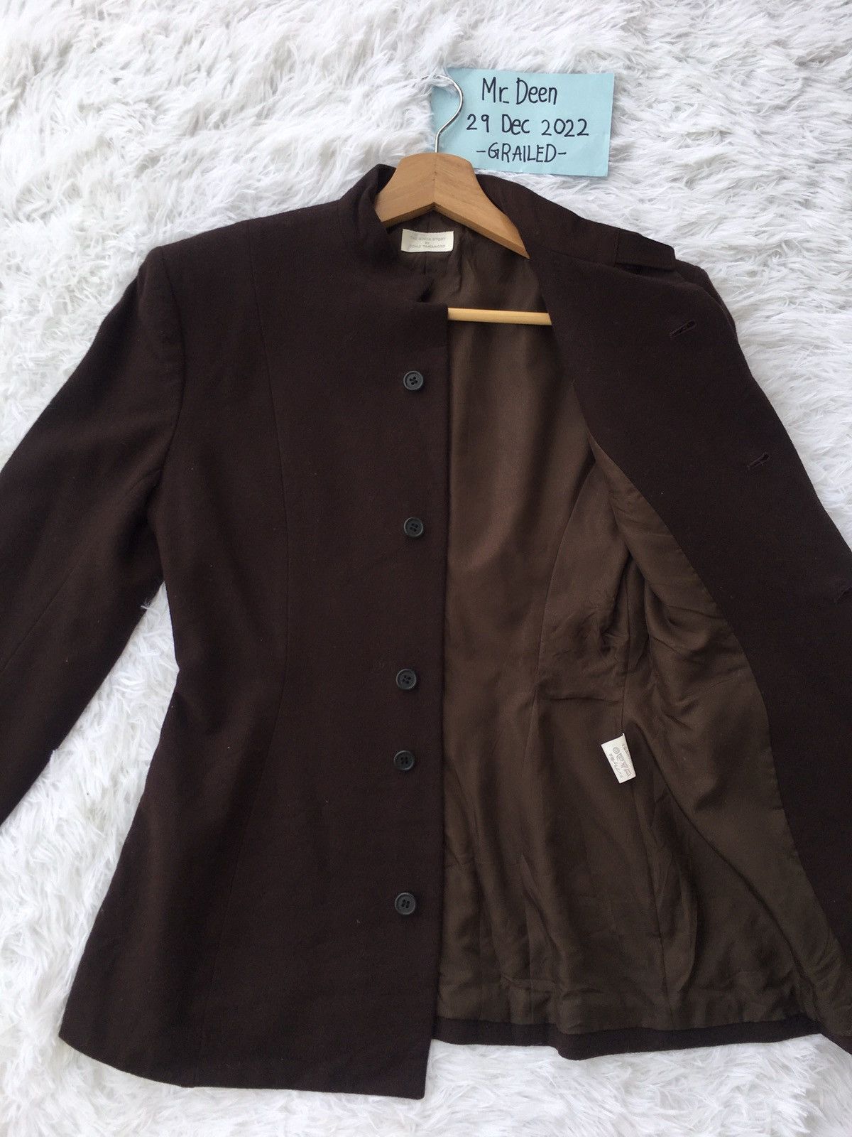 Yohji Yamamoto Rare Vintage The Ginza Story by Yohji Yamamoto Wool Jacket Size S / US 4 / IT 40 - 6 Thumbnail