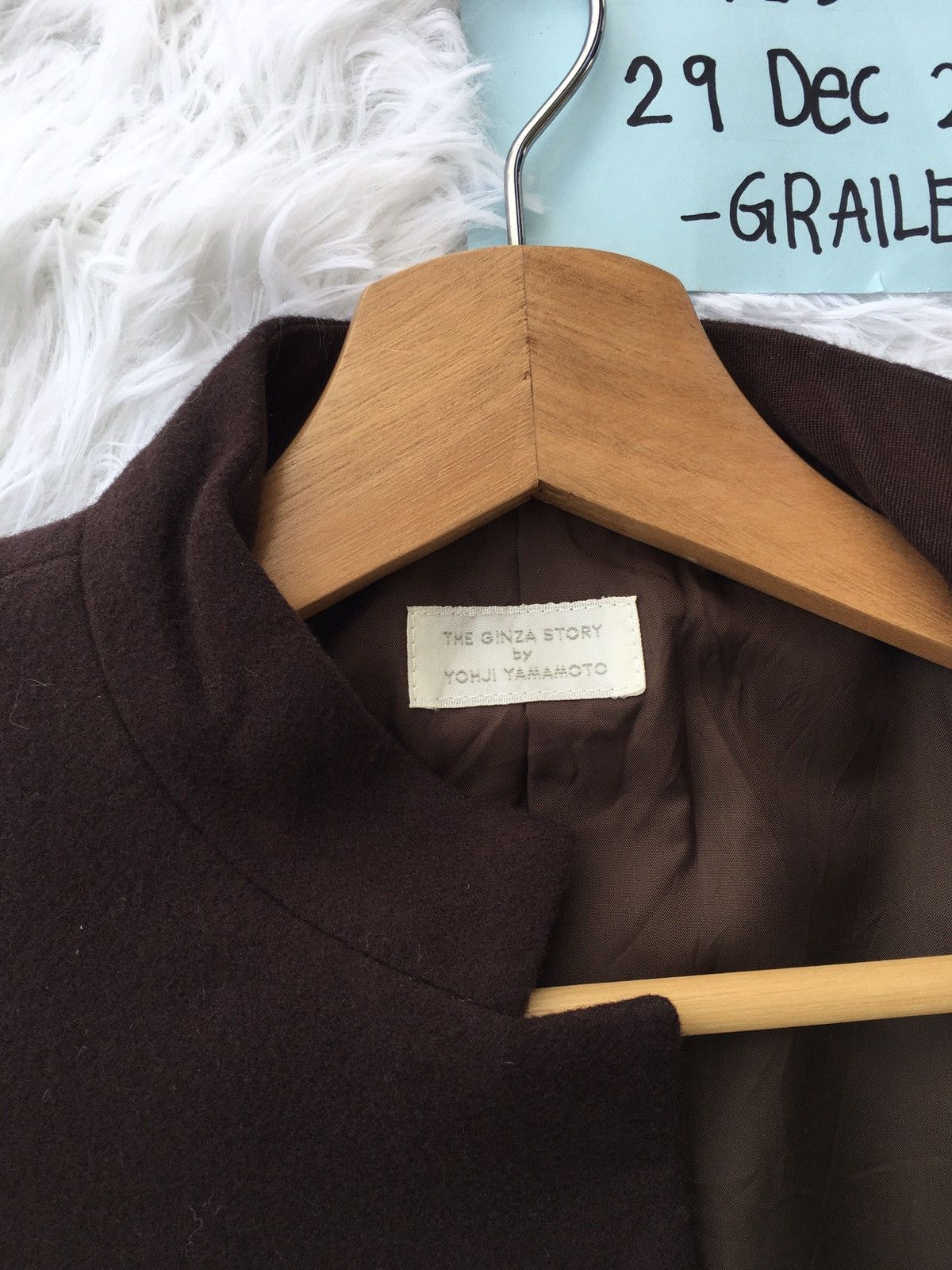 Yohji Yamamoto Rare Vintage The Ginza Story by Yohji Yamamoto Wool Jacket Size S / US 4 / IT 40 - 9 Thumbnail