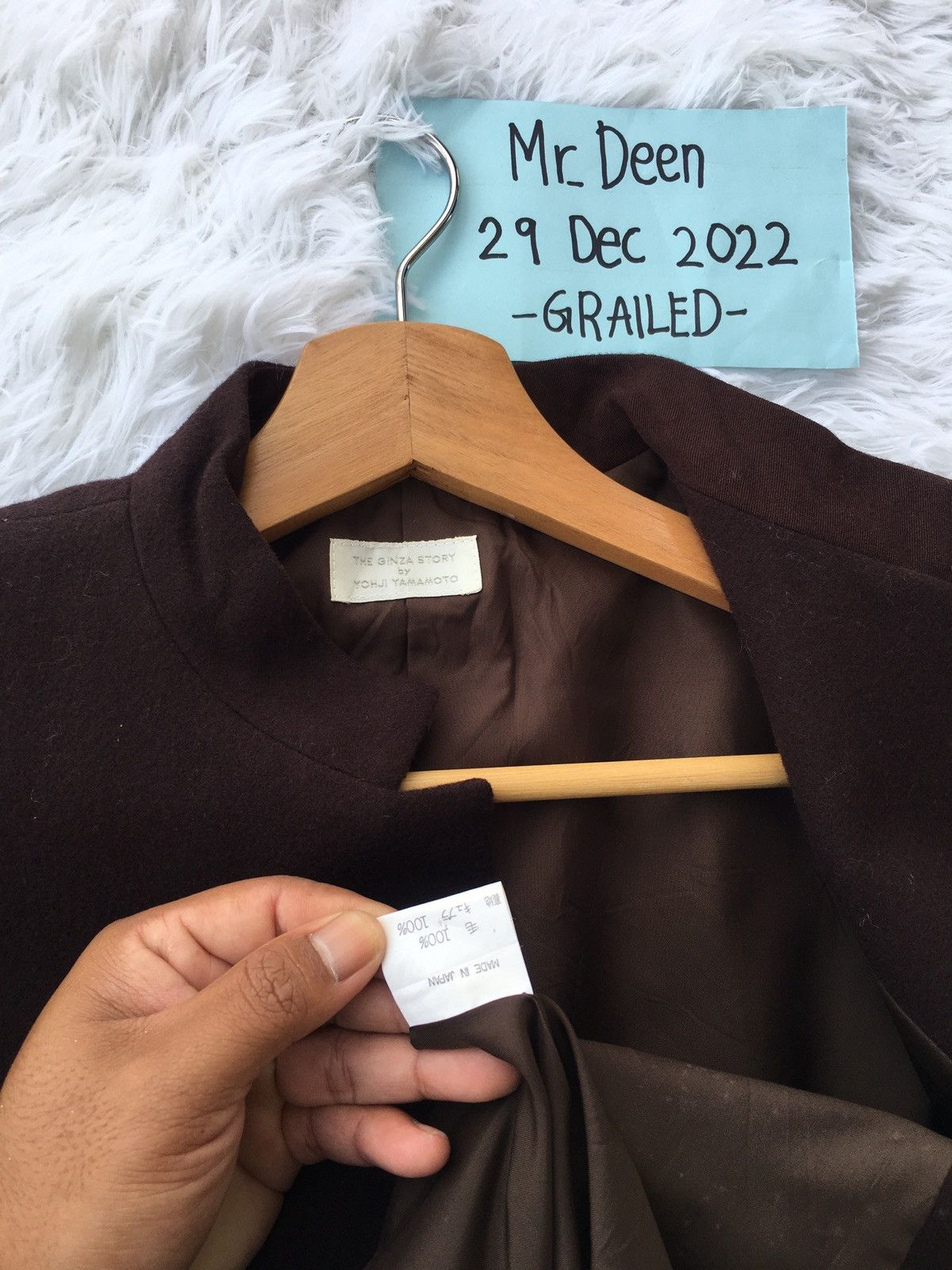 Yohji Yamamoto Rare Vintage The Ginza Story by Yohji Yamamoto Wool Jacket Size S / US 4 / IT 40 - 10 Thumbnail