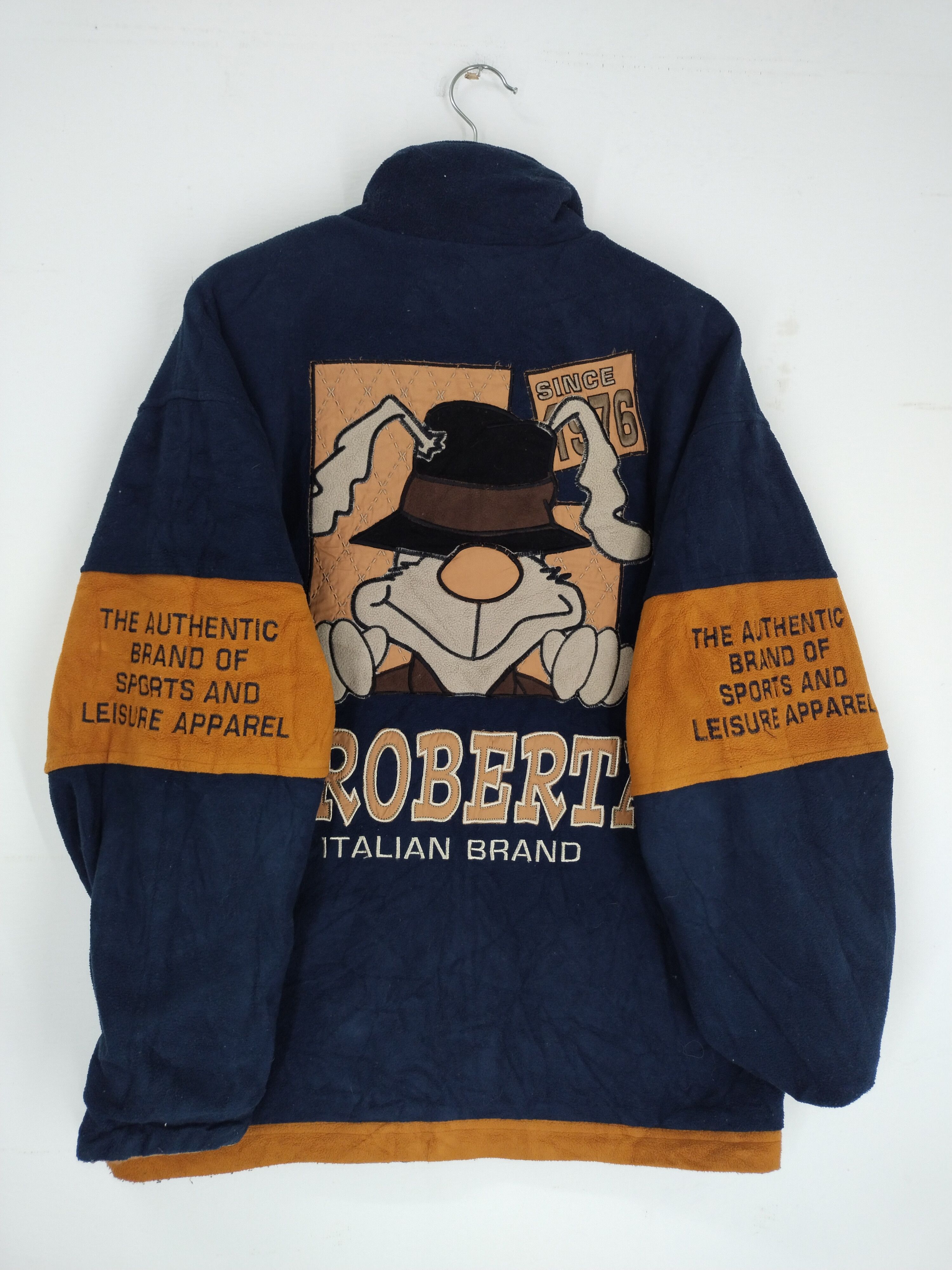 Japanese Brand Vintage Paolo Roberta Embroidery Big Logo Riversible Jacket Size US L / EU 52-54 / 3 - 8 Thumbnail