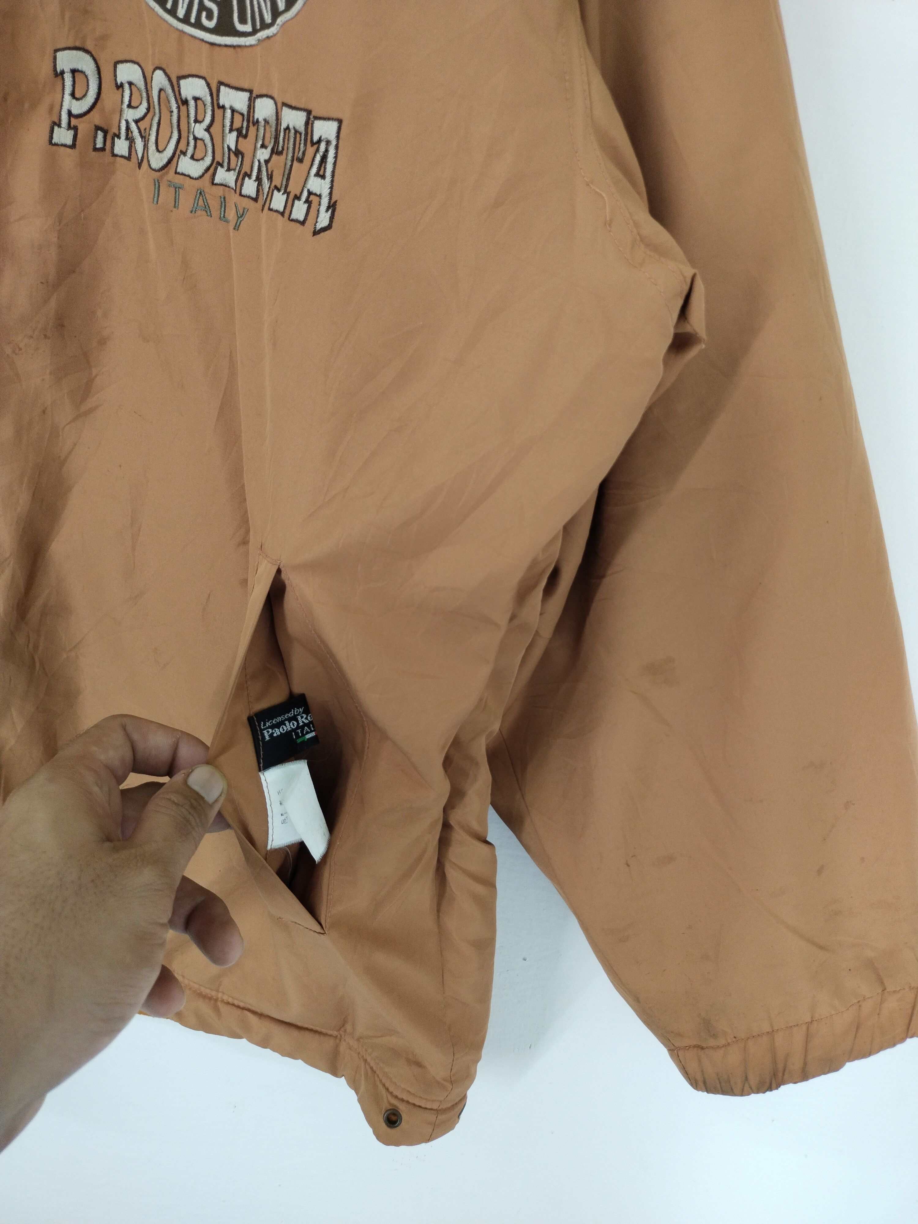 Japanese Brand Vintage Paolo Roberta Embroidery Big Logo Riversible Jacket Size US L / EU 52-54 / 3 - 17 Thumbnail