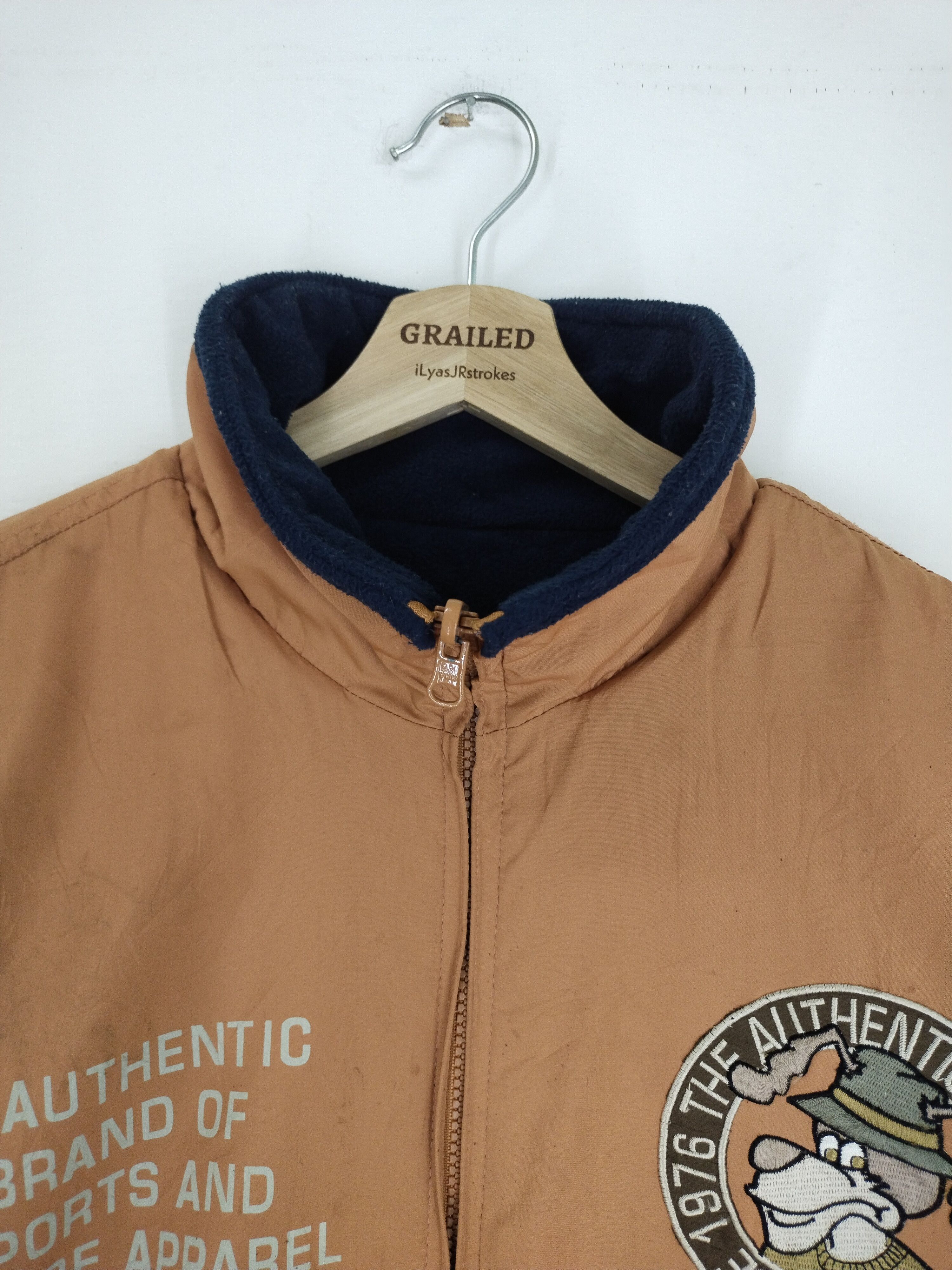 Japanese Brand Vintage Paolo Roberta Embroidery Big Logo Riversible Jacket Size US L / EU 52-54 / 3 - 22 Thumbnail