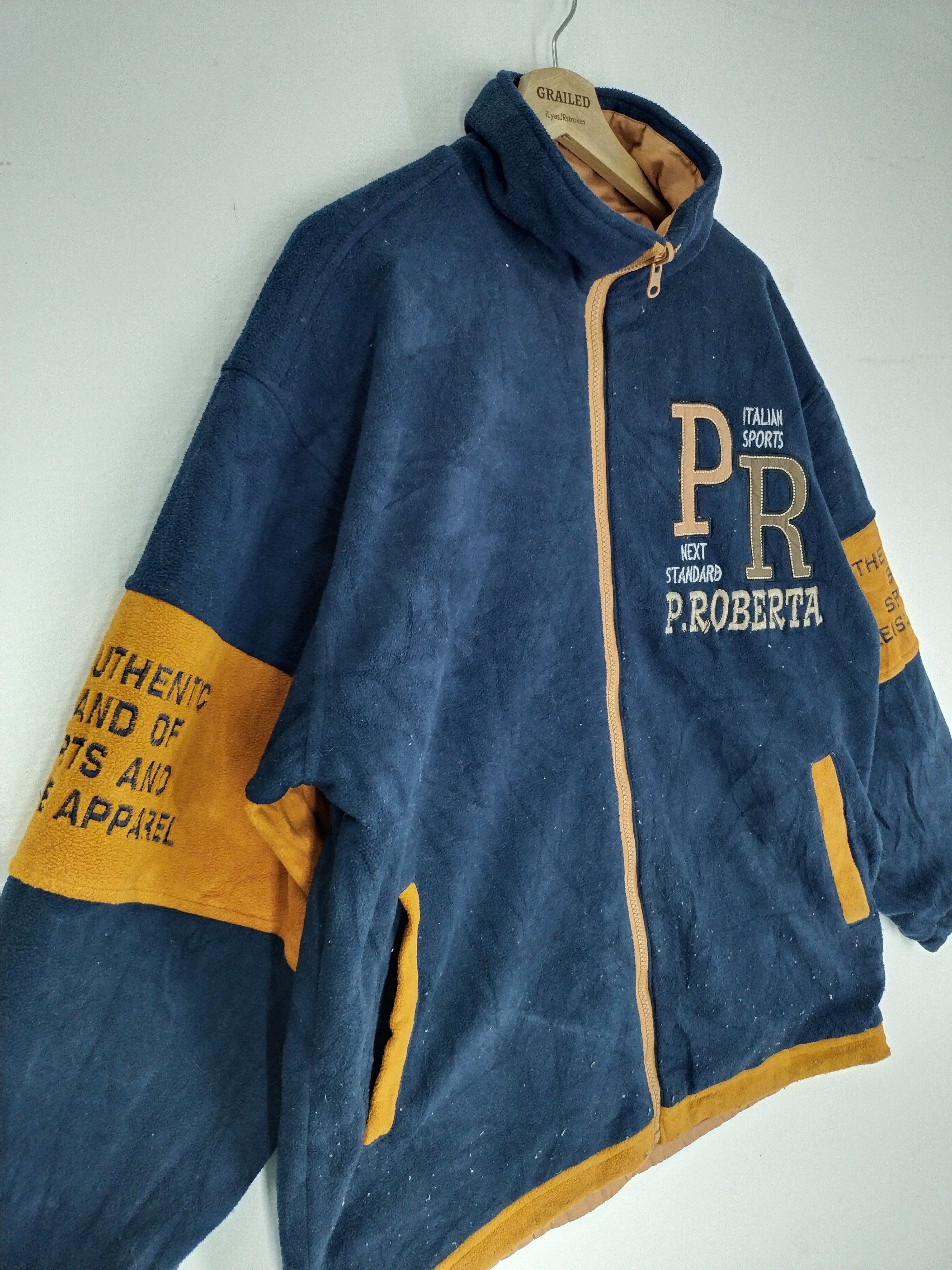 Japanese Brand Vintage Paolo Roberta Embroidery Big Logo Riversible Jacket Size US L / EU 52-54 / 3 - 3 Thumbnail