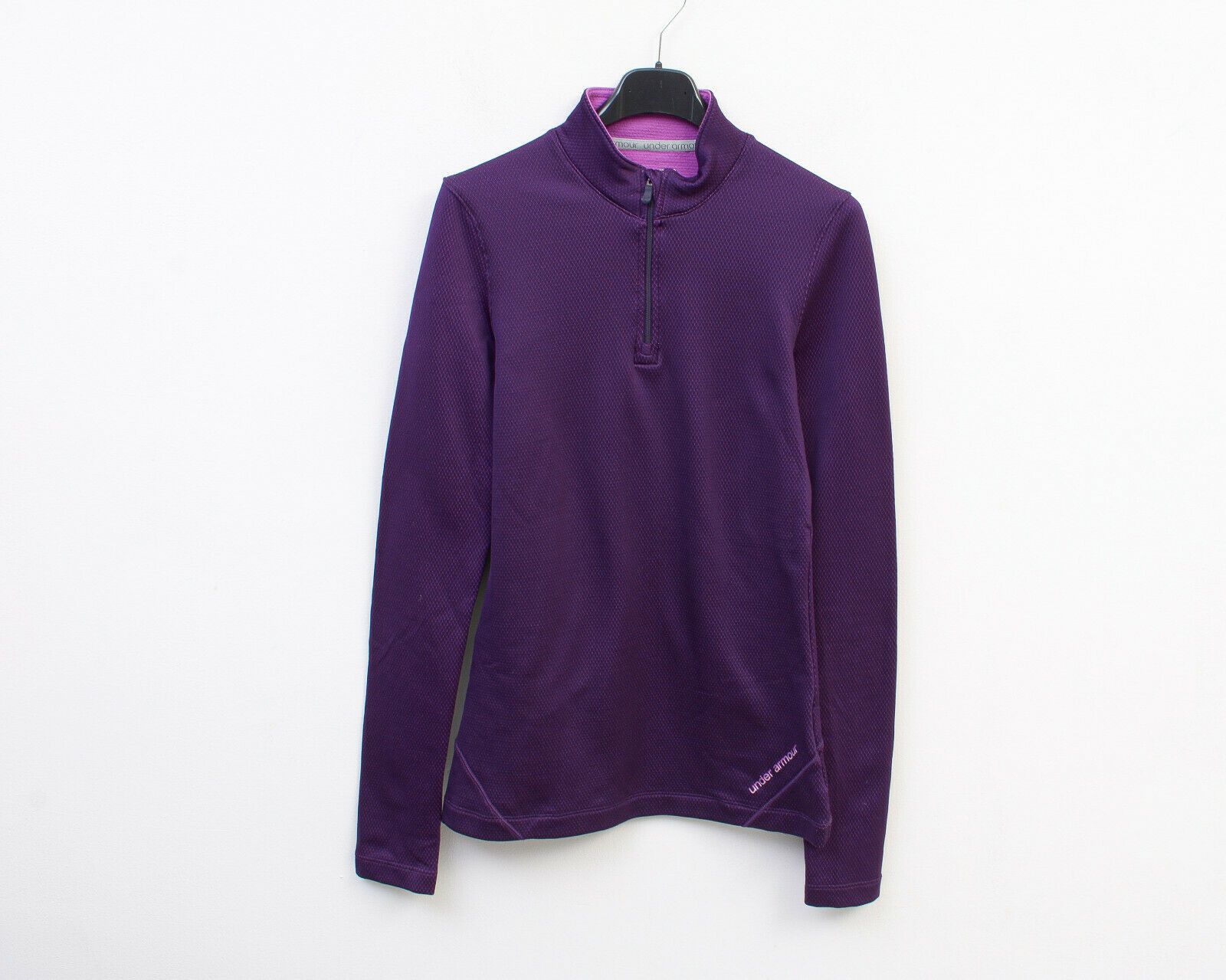 Under Armour Coldgear Women S Long Sleeve Baselayer Jersey Shirt Neck Top Size S / US 4 / IT 40 - 1 Thumbnail
