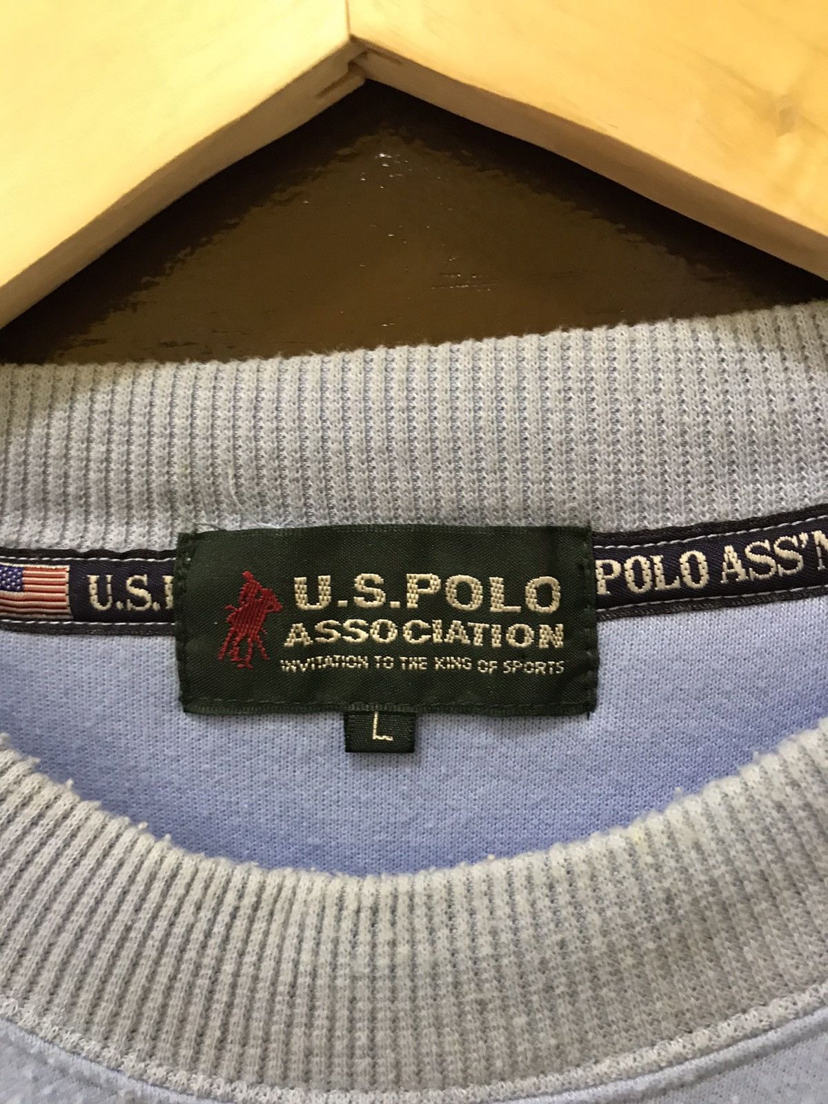 U.S. Polo Assn. VINTAGE U.S POLO SWEATSHIRT Size US L / EU 52-54 / 3 - 4 Thumbnail