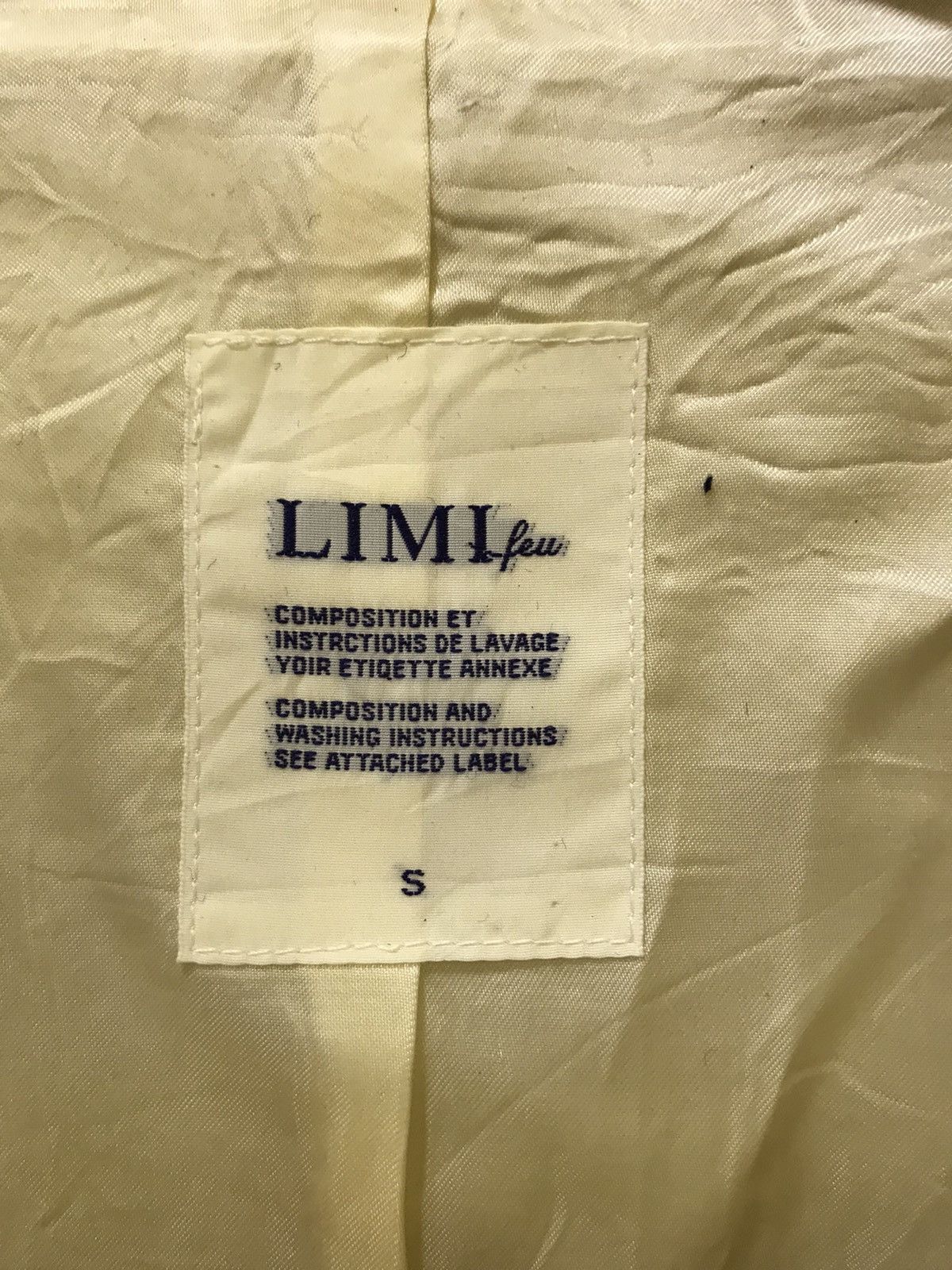 Yohji Yamamoto VINTAGE YOHJI YAMAMOTO LIMI FEU LONG JACKET Size US S / EU 44-46 / 1 - 5 Thumbnail