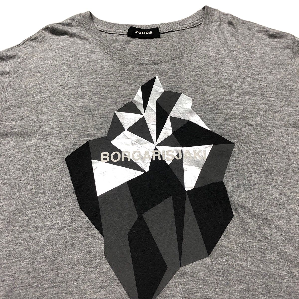 CABANE de ZUCCa × Issey Miyake × Japanese Brand Cabane De Zucca “Borgarisjaki”/iceberg Chromes Graphic Tees Size US M / EU 48-50 / 2 - 4 Thumbnail