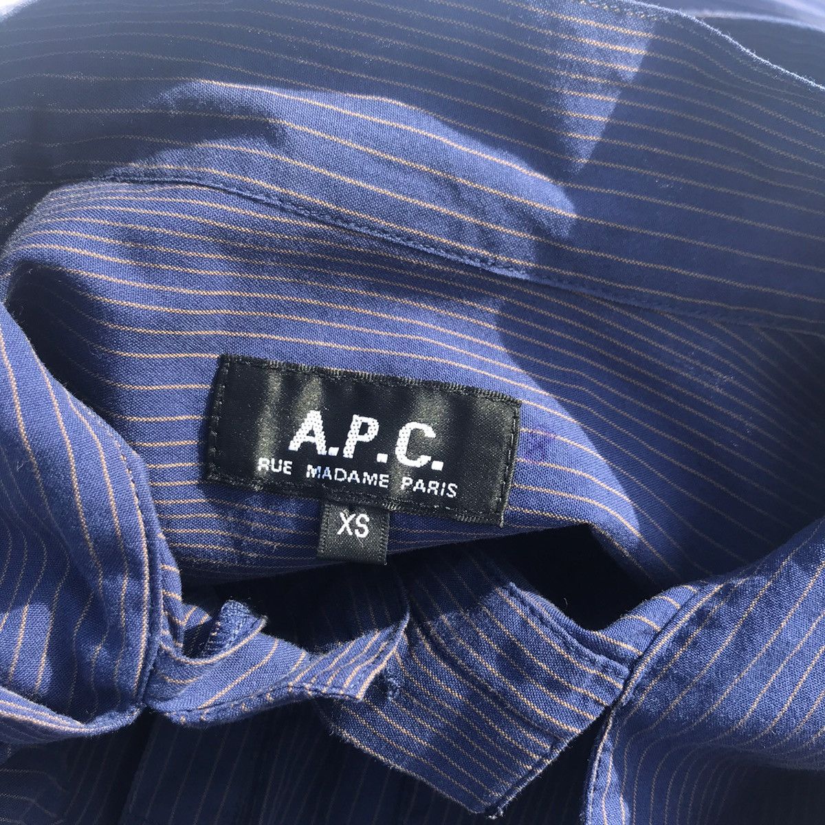 A.P.C. A.P.C. Quarter Buttons Stripes Shirt Size XS / US 0-2 / IT 36-38 - 6 Thumbnail