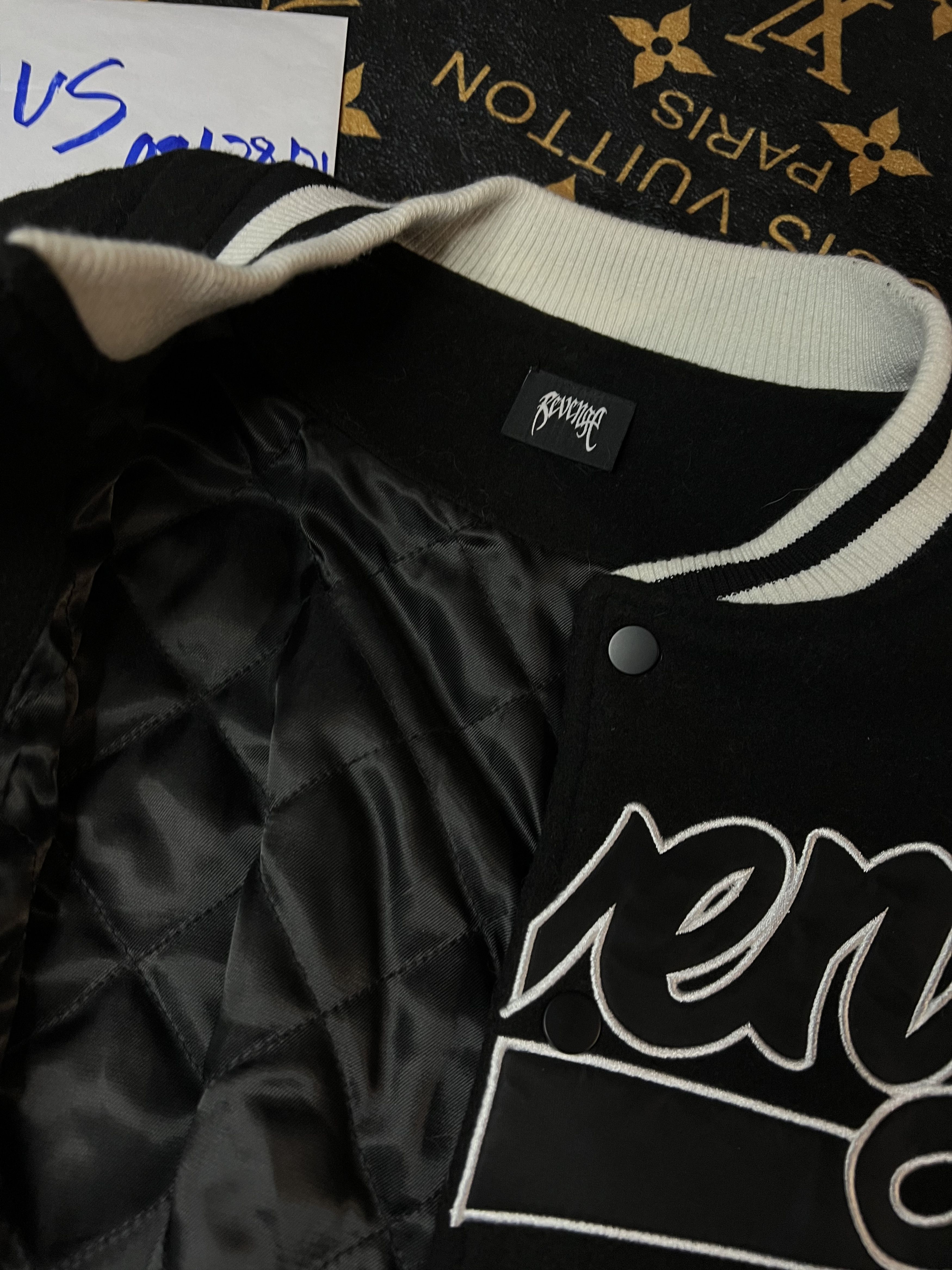 Revenge BLACK LETTERMAN JACKET Size US S / EU 44-46 / 1 - 3 Thumbnail