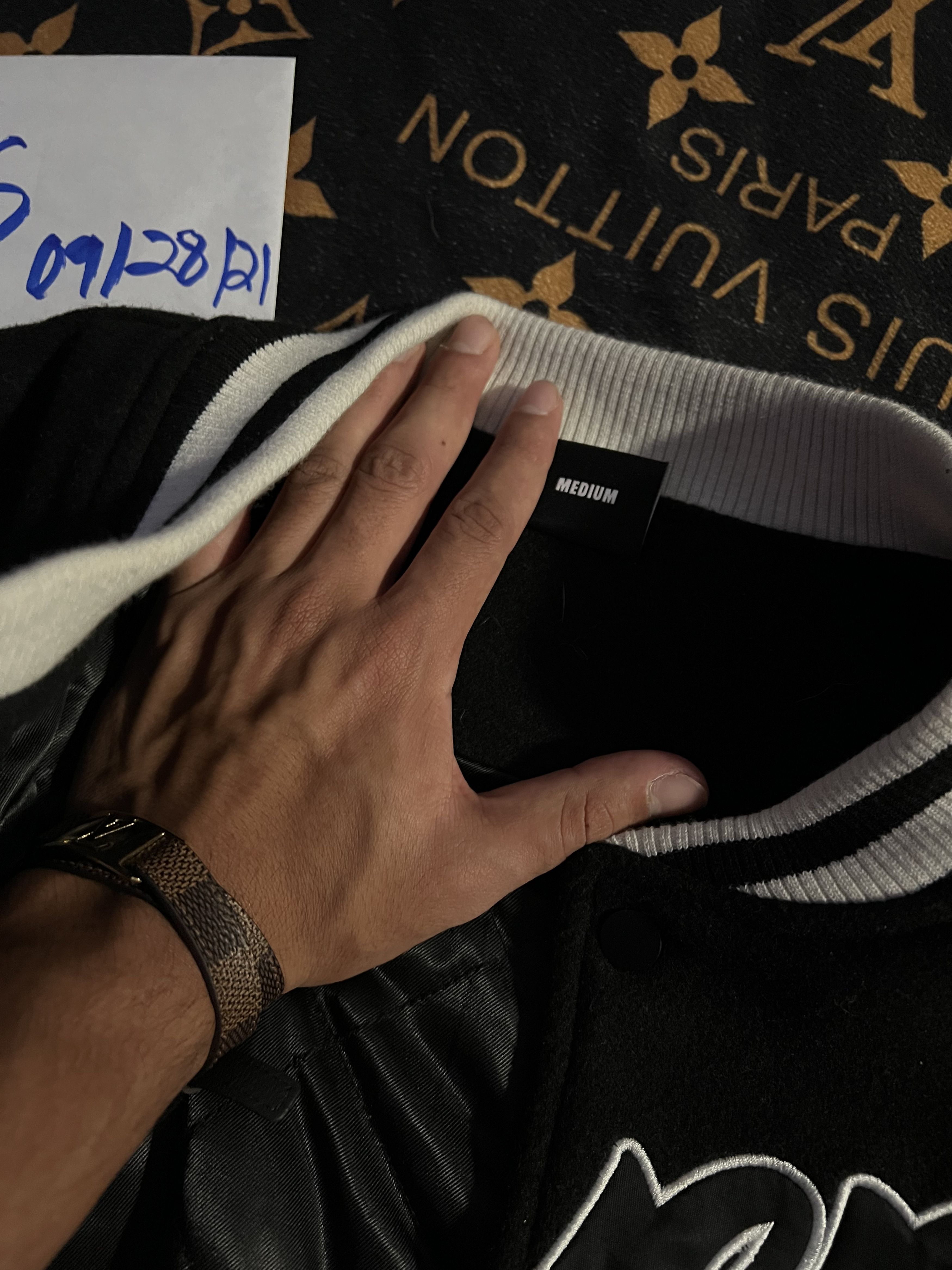Revenge BLACK LETTERMAN JACKET Size US S / EU 44-46 / 1 - 4 Thumbnail