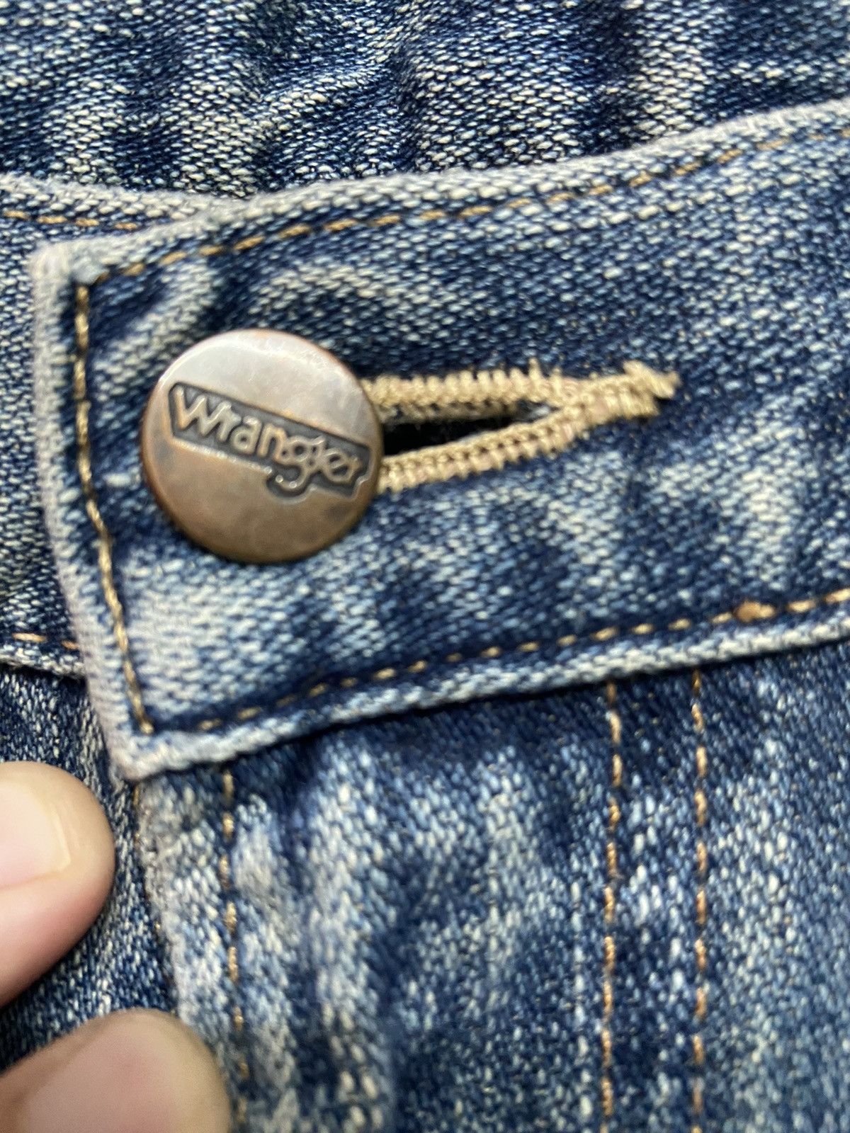 Vintage × Wrangler Vintage Wrangler Authentic Western Blue Jeans Size US 34 / EU 50 - 4 Thumbnail