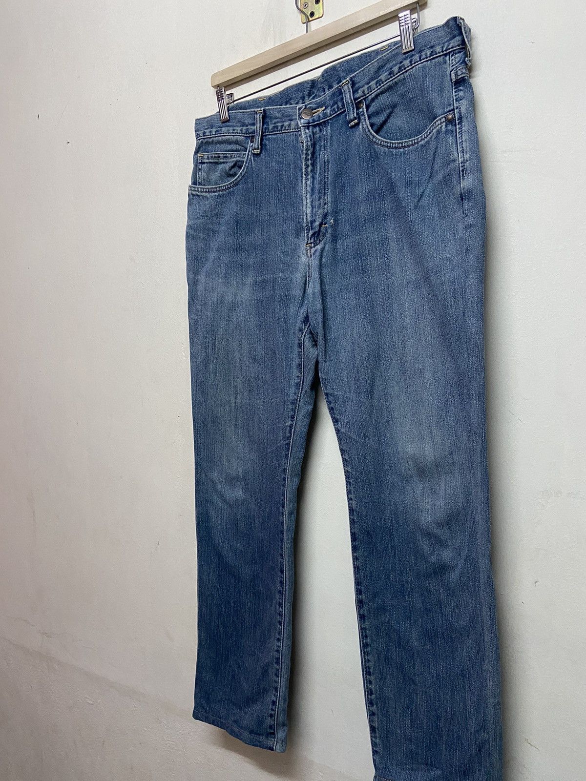 Vintage × Wrangler Vintage Wrangler Authentic Western Blue Jeans Size US 34 / EU 50 - 2 Thumbnail