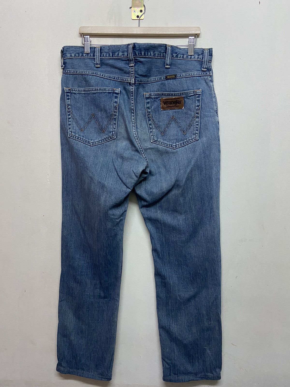 Vintage × Wrangler Vintage Wrangler Authentic Western Blue Jeans Size US 34 / EU 50 - 7 Thumbnail