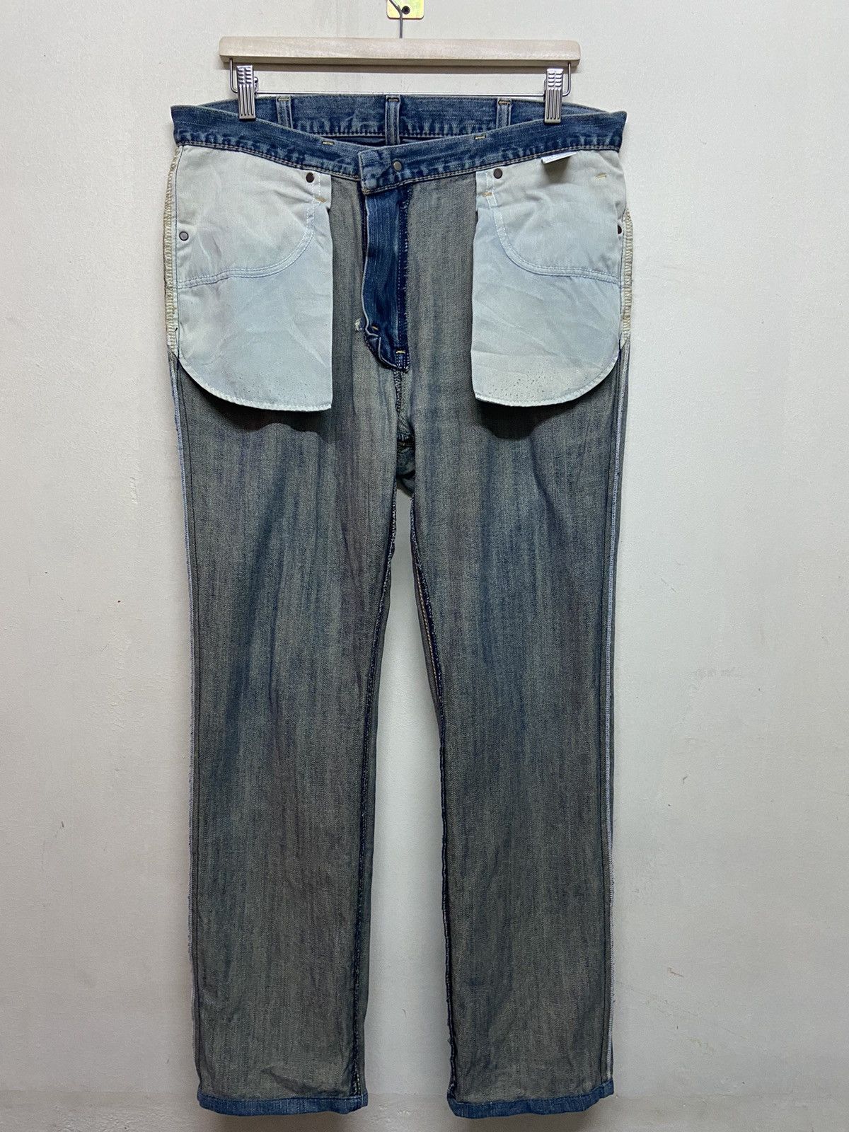Vintage × Wrangler Vintage Wrangler Authentic Western Blue Jeans Size US 34 / EU 50 - 12 Thumbnail