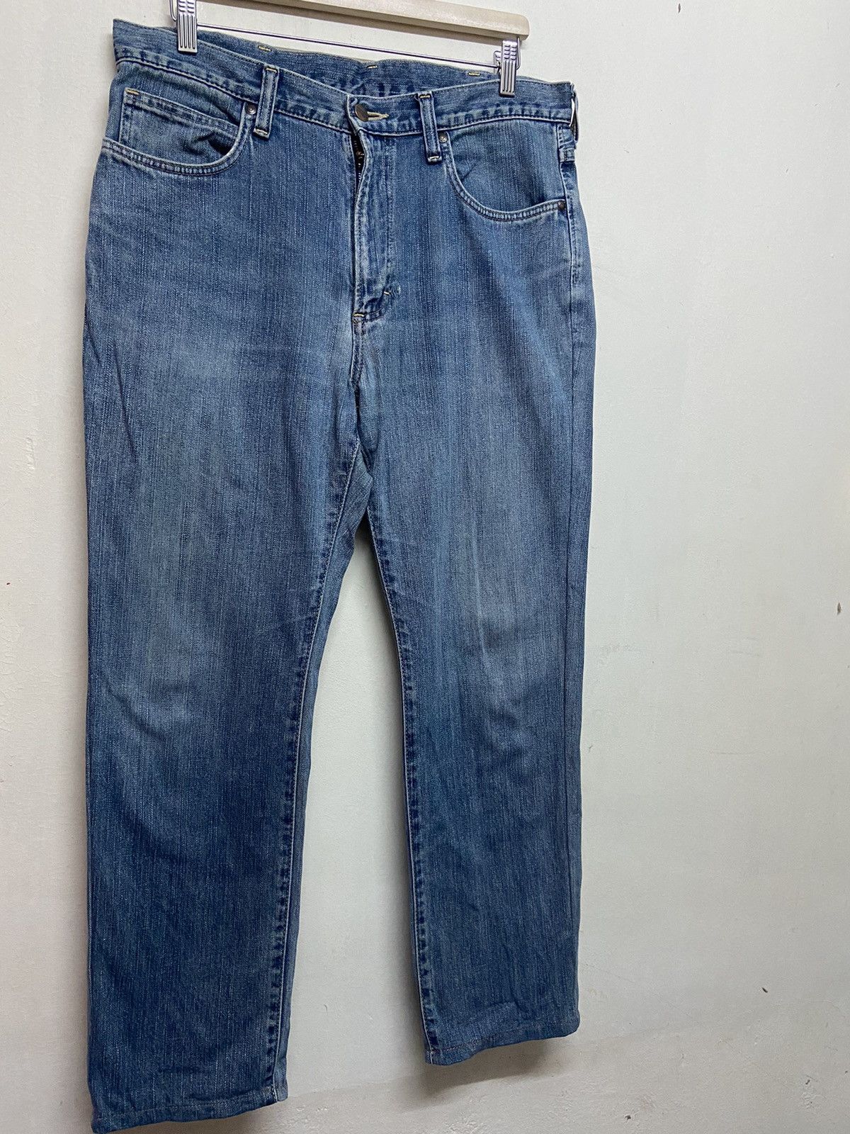 Vintage × Wrangler Vintage Wrangler Authentic Western Blue Jeans Size US 34 / EU 50 - 3 Thumbnail