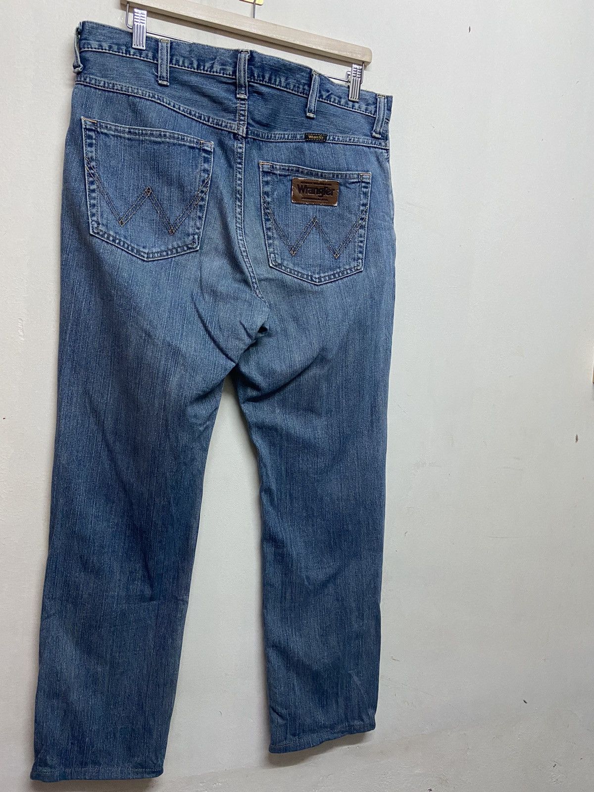 Vintage × Wrangler Vintage Wrangler Authentic Western Blue Jeans Size US 34 / EU 50 - 8 Thumbnail