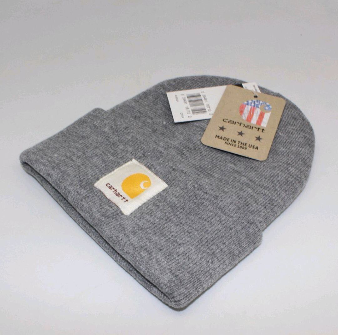 Carhartt × Carhartt Wip Carhartt Hats Carhartt Beanie - Grey Size ONE SIZE - 1 Preview