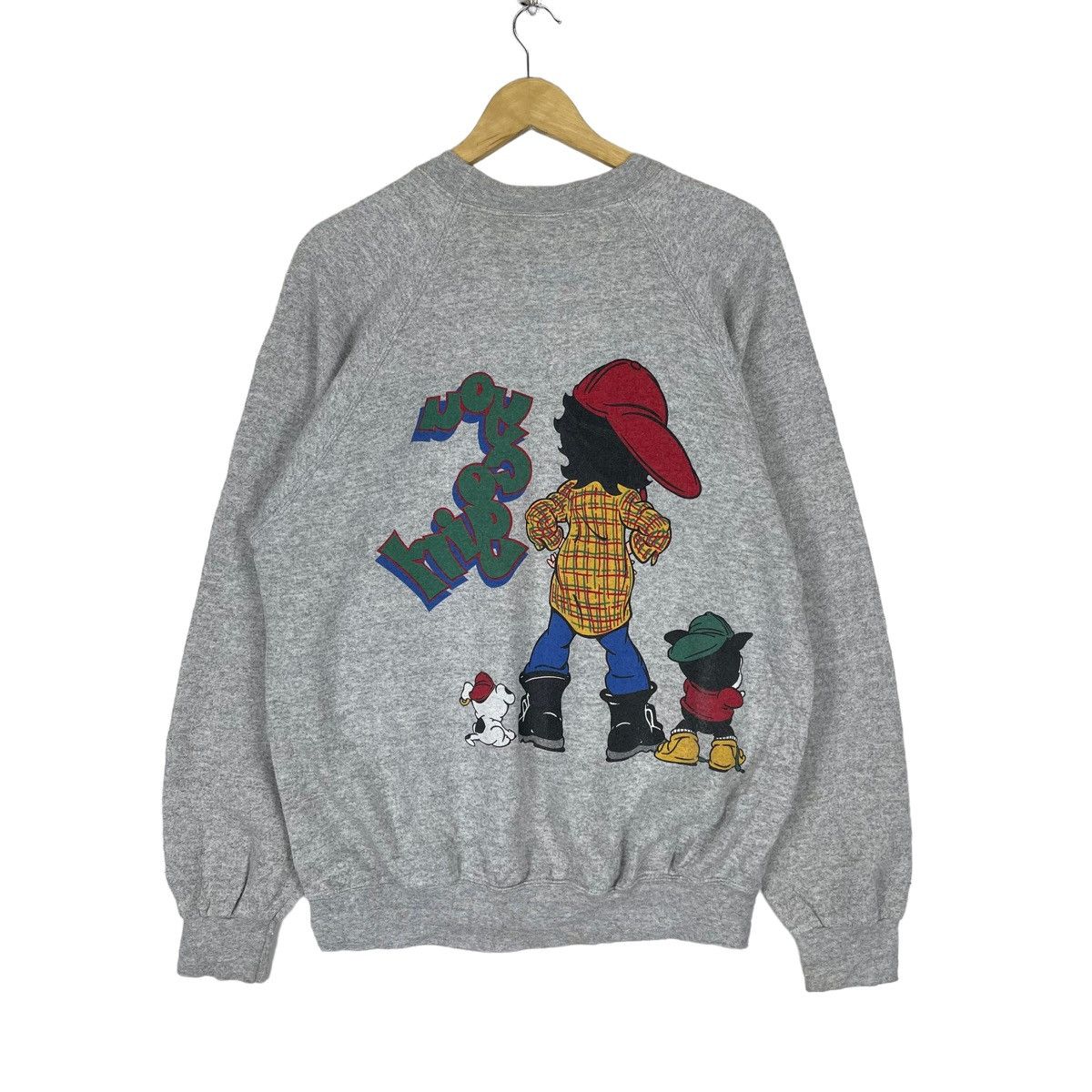 Cartoon Network × Vintage ☀️1993 BETTY BOOP MIRROR SWEATSHIRT CREWNECK Size US L / EU 52-54 / 3 - 7 Thumbnail