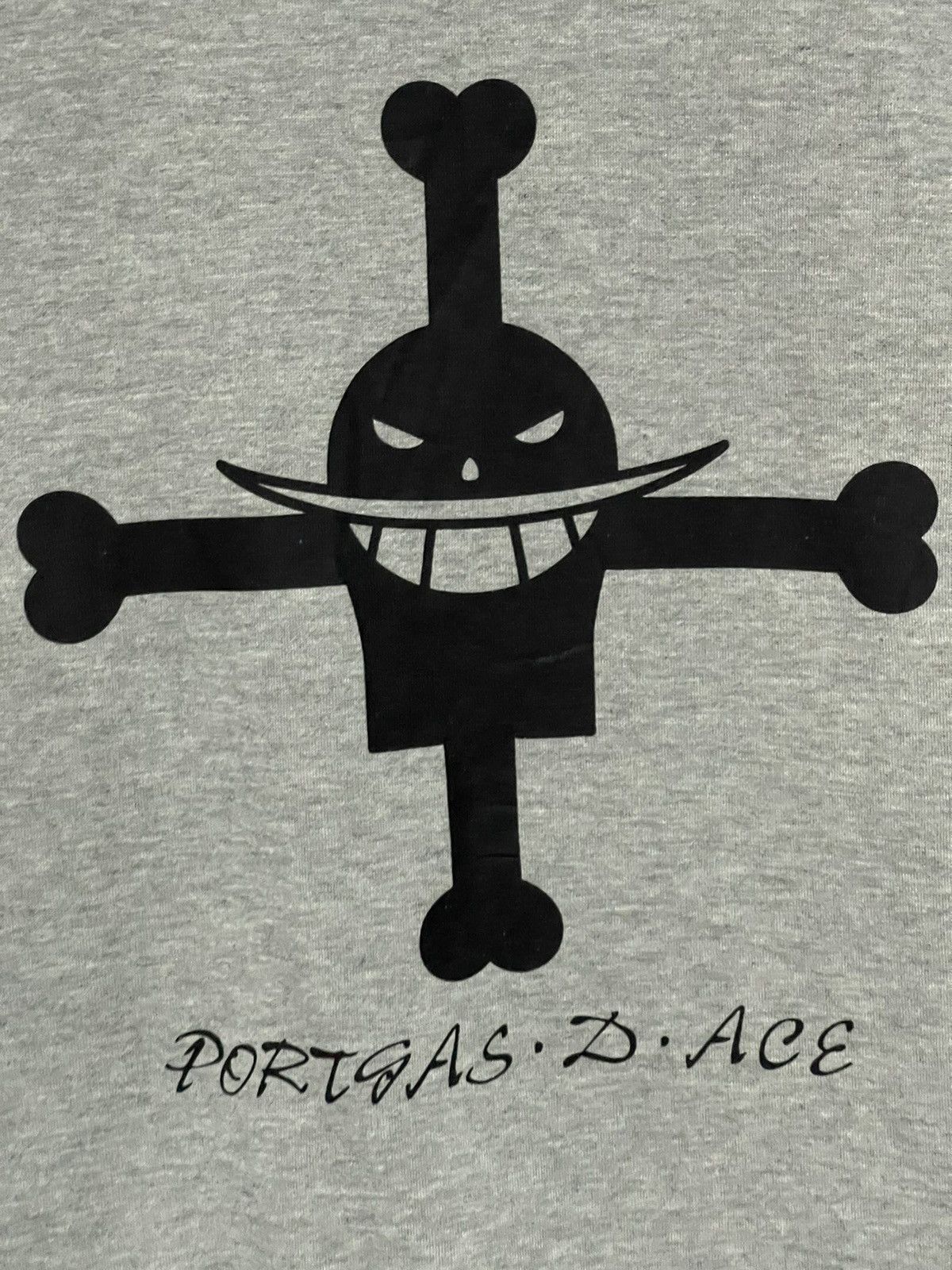 Anime × One Piece × Vintage 🔥Rare🔥Vintage Single Character Ace Big Print Size US XL / EU 56 / 4 - 8 Thumbnail