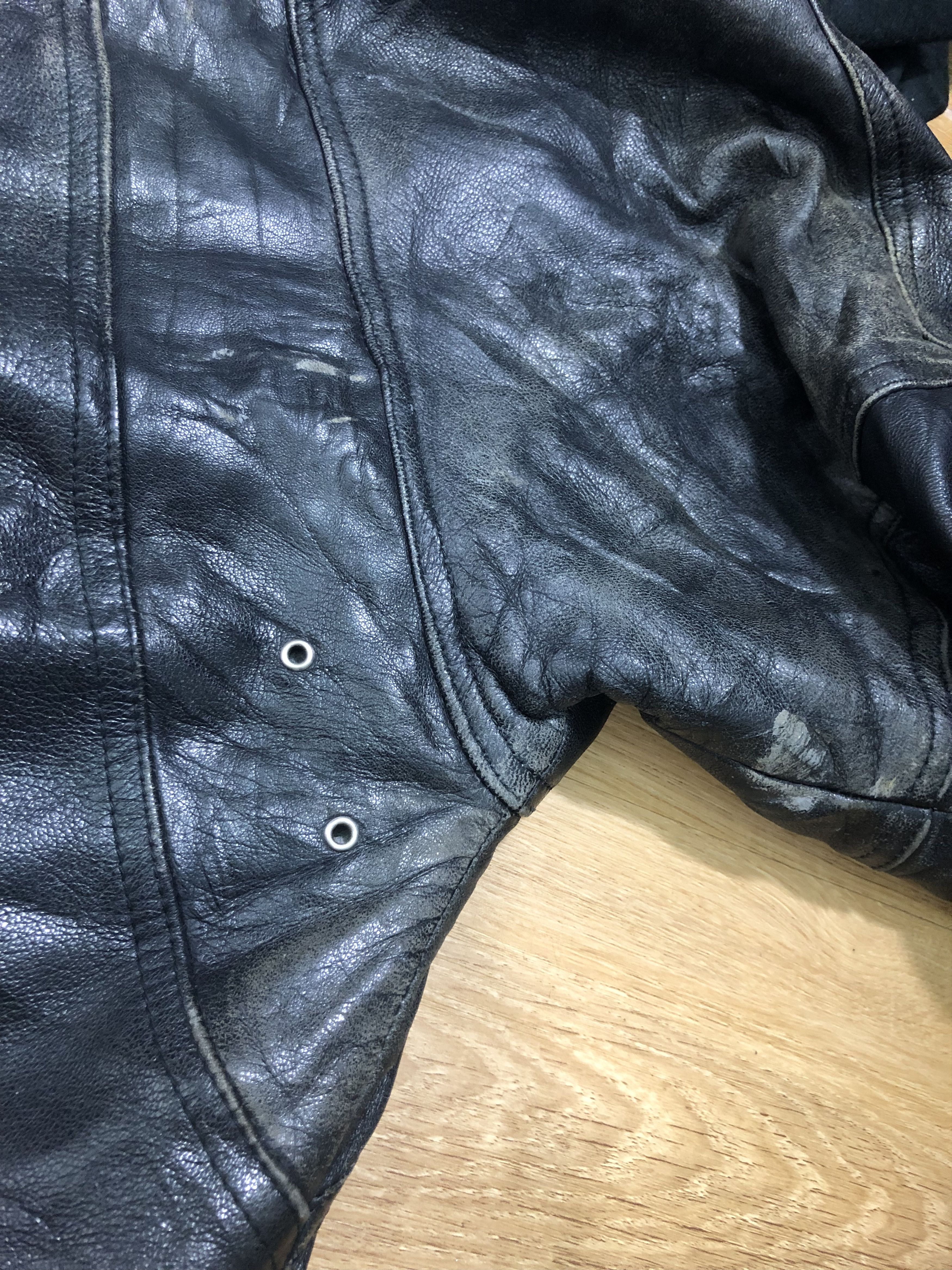 Japanese Brand RARE🔥VINTAGE 70’S SUPER RIDER BY DAITO SHEEP SKIN JACKET Size US L / EU 52-54 / 3 - 19 Thumbnail