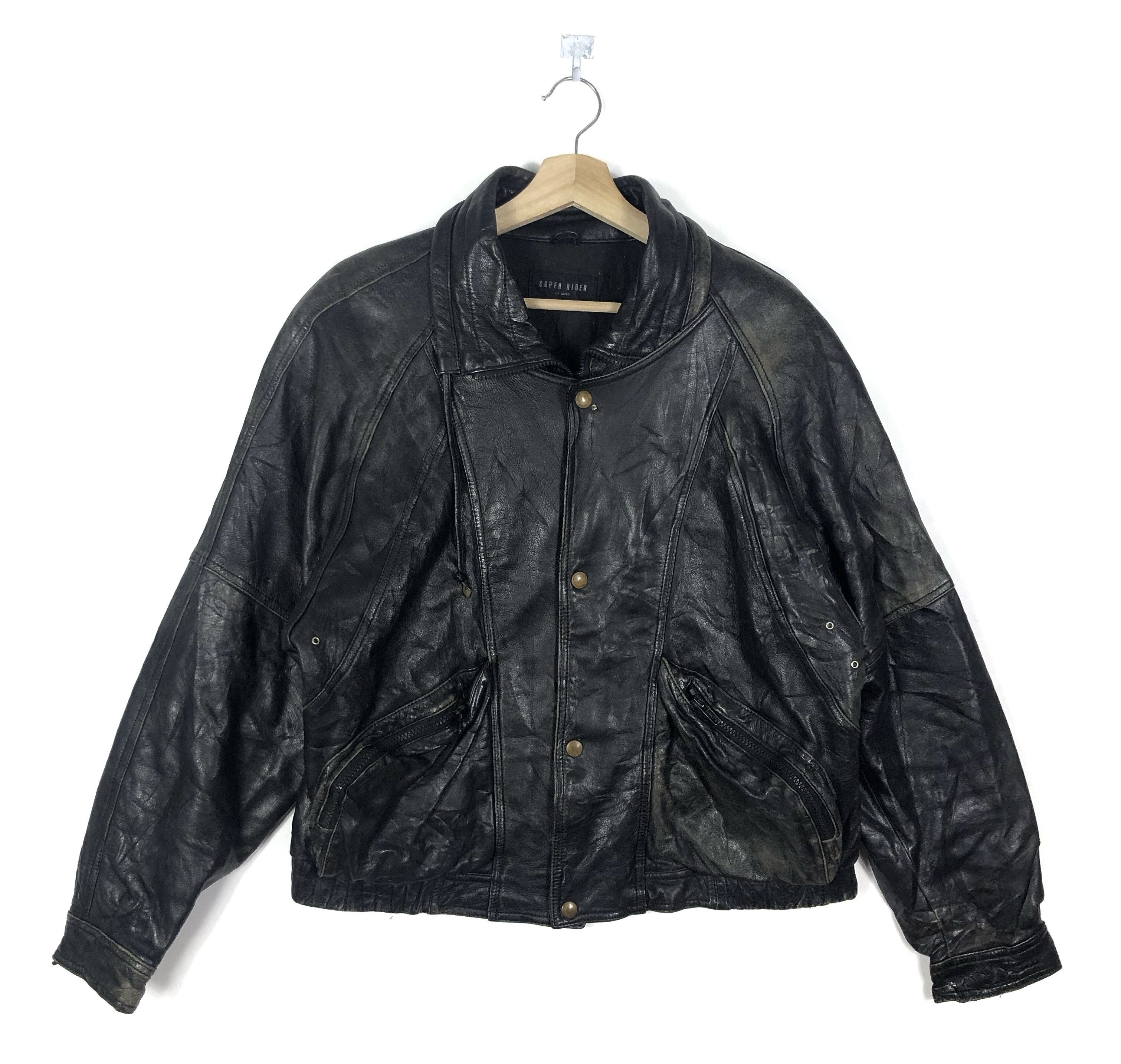 Japanese Brand RARE🔥VINTAGE 70’S SUPER RIDER BY DAITO SHEEP SKIN JACKET Size US L / EU 52-54 / 3 - 2 Thumbnail
