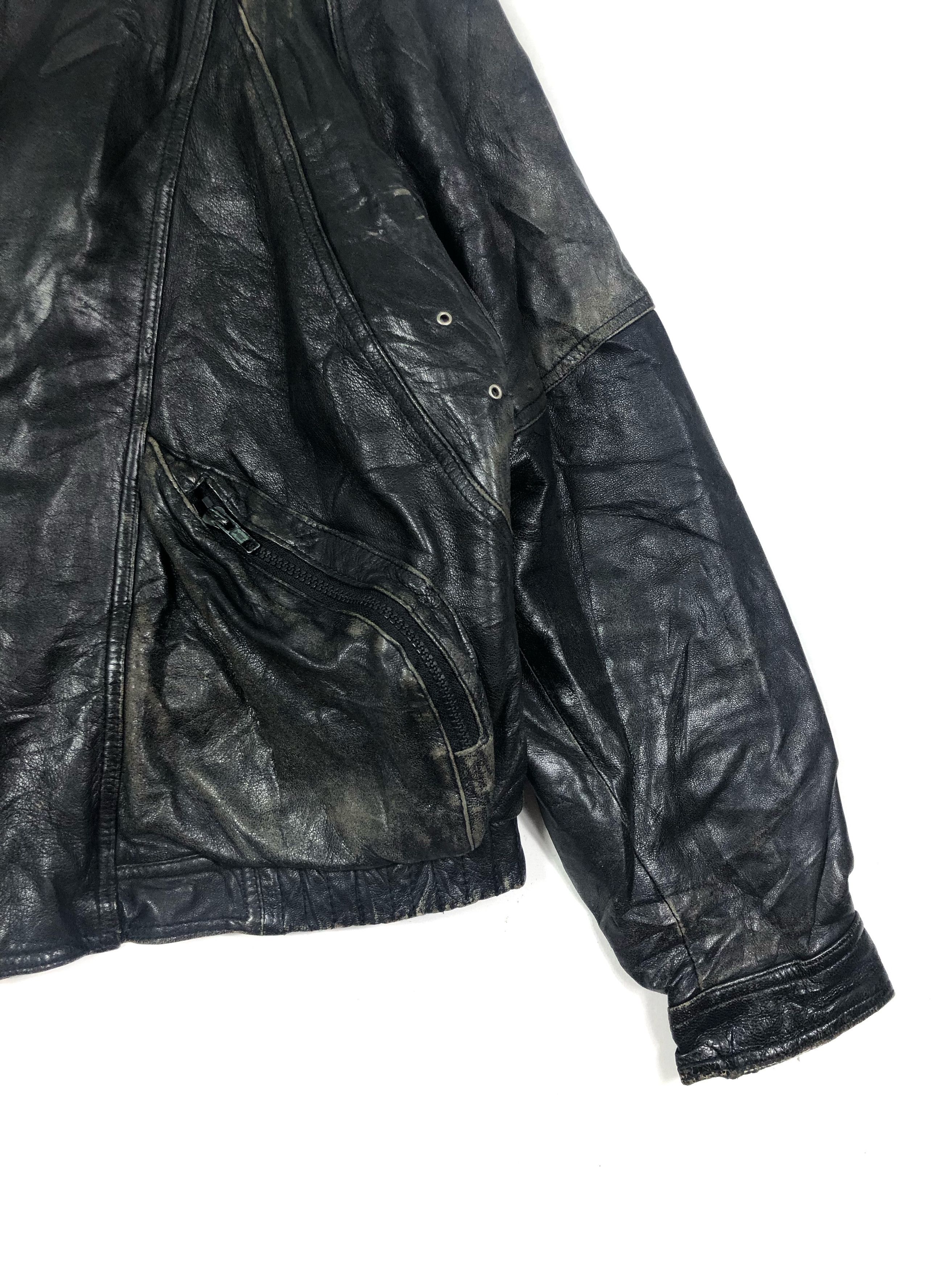 Japanese Brand RARE🔥VINTAGE 70’S SUPER RIDER BY DAITO SHEEP SKIN JACKET Size US L / EU 52-54 / 3 - 4 Thumbnail
