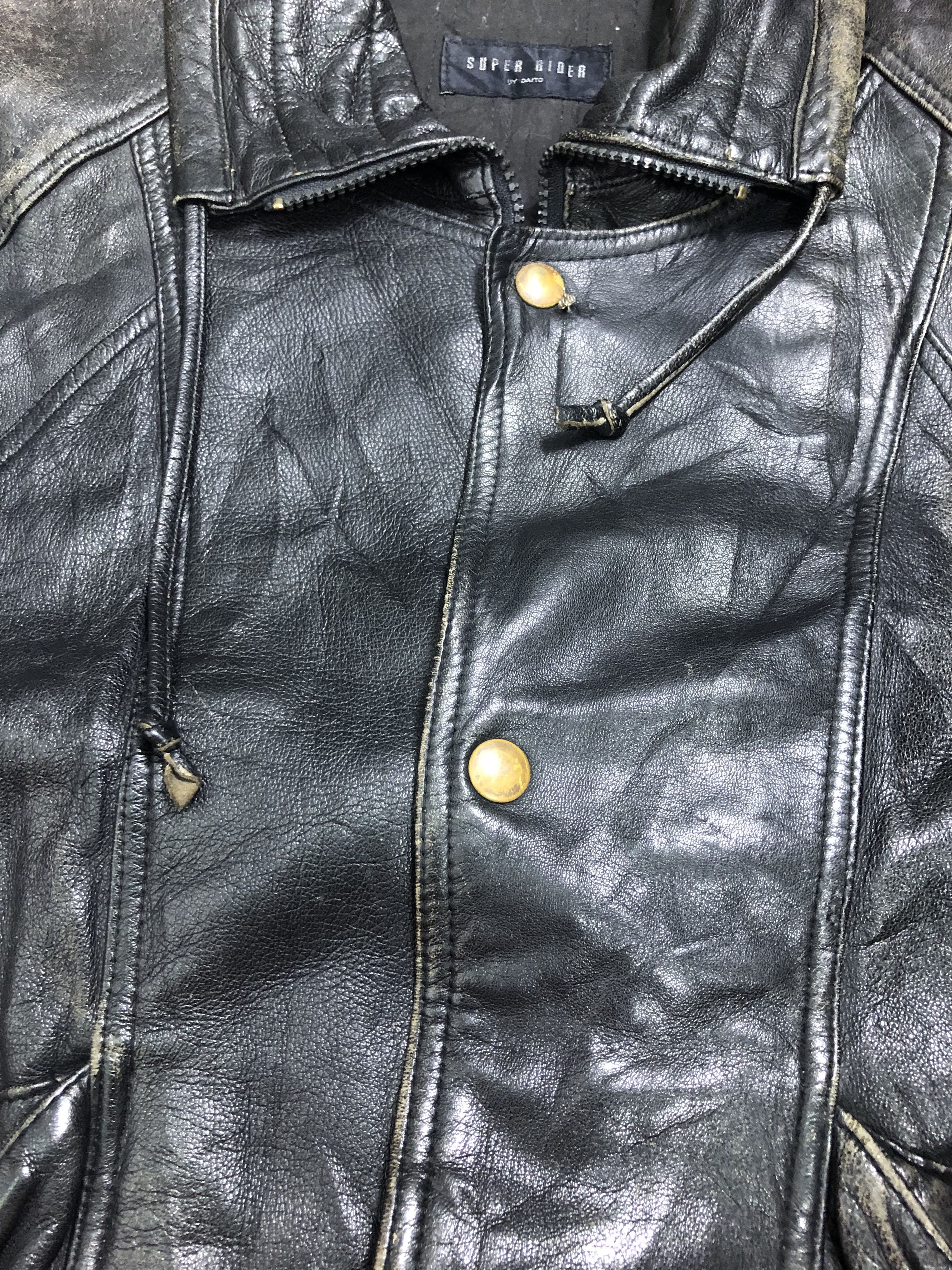 Japanese Brand RARE🔥VINTAGE 70’S SUPER RIDER BY DAITO SHEEP SKIN JACKET Size US L / EU 52-54 / 3 - 21 Thumbnail