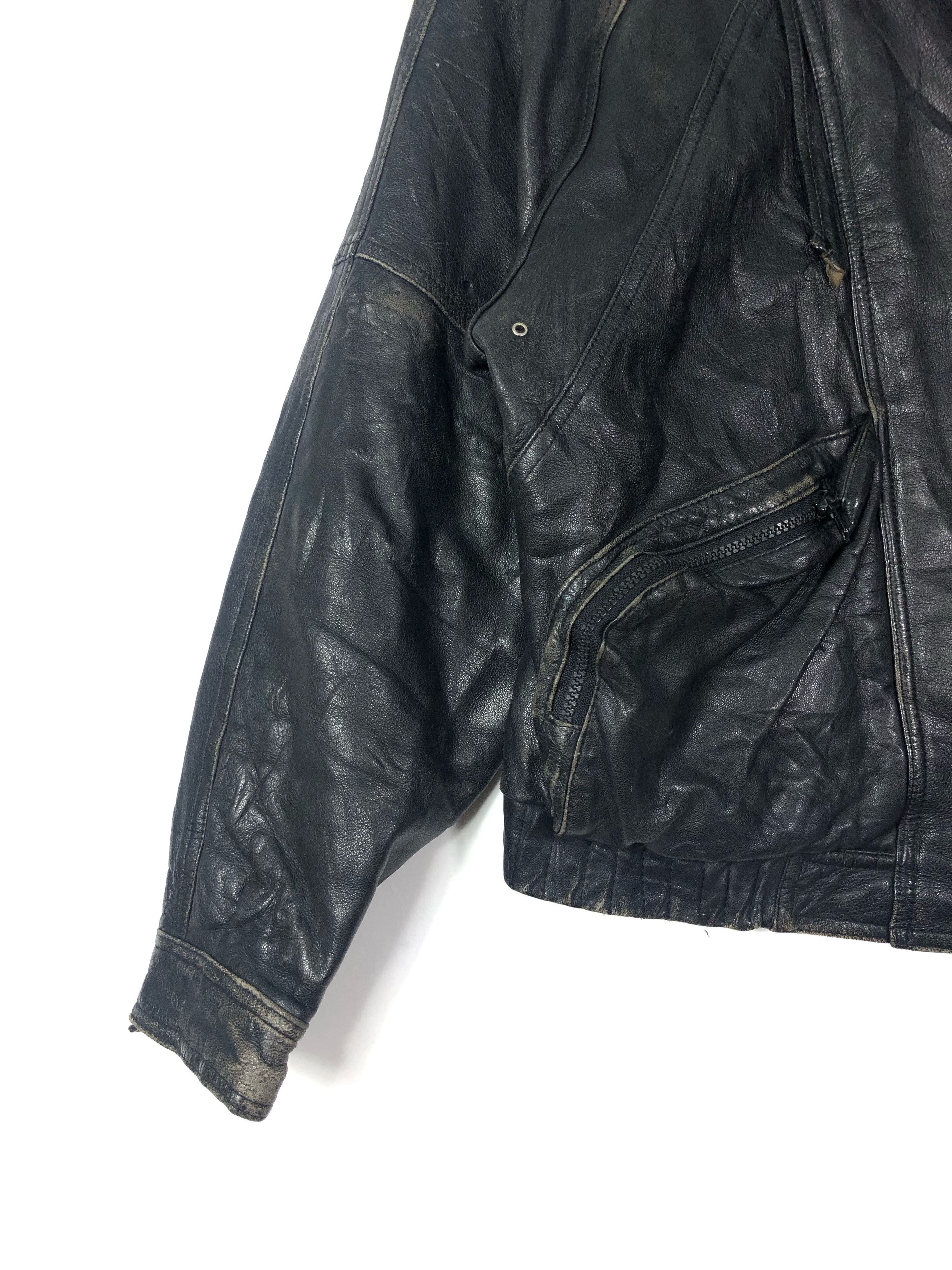 Japanese Brand RARE🔥VINTAGE 70’S SUPER RIDER BY DAITO SHEEP SKIN JACKET Size US L / EU 52-54 / 3 - 6 Thumbnail