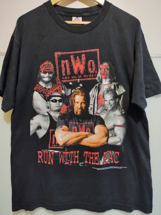 Vintage NWO WCW Wolf Pack 1998. Sting Nash Luger Macho Man Konnan | Grailed