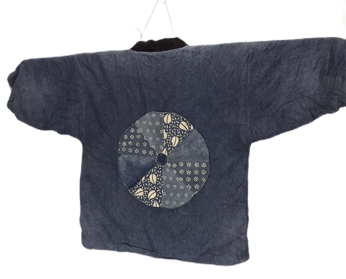Japanese Brand Noragi patchwork boro sashiko denim kimono hanten visvim Size US M / EU 48-50 / 2 - 1 Thumbnail