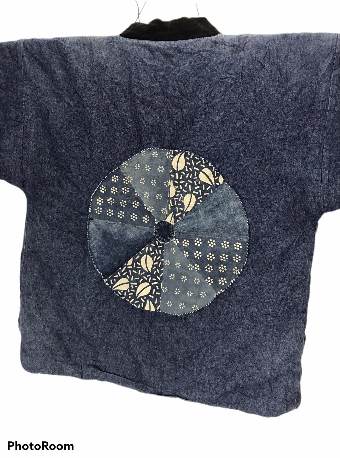 Japanese Brand Noragi patchwork boro sashiko denim kimono hanten visvim Size US M / EU 48-50 / 2 - 3 Thumbnail