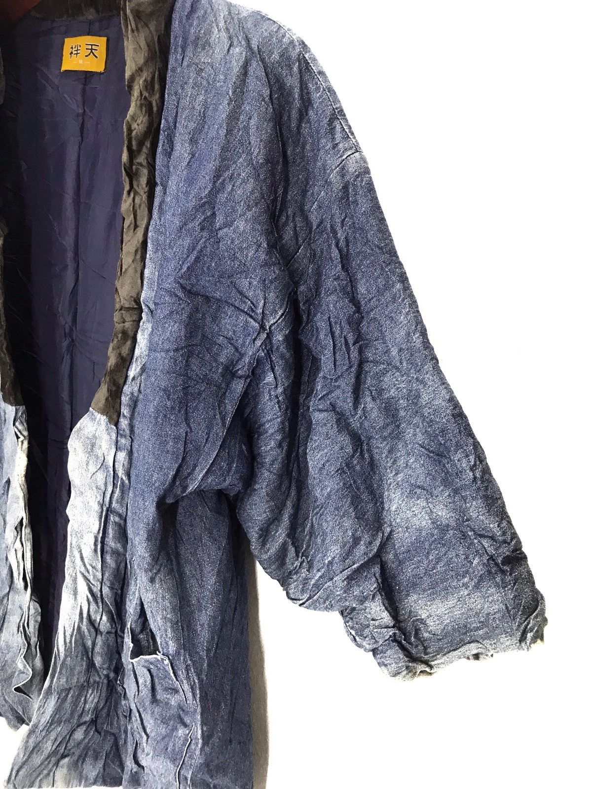 Japanese Brand Noragi patchwork boro sashiko denim kimono hanten visvim Size US M / EU 48-50 / 2 - 5 Thumbnail