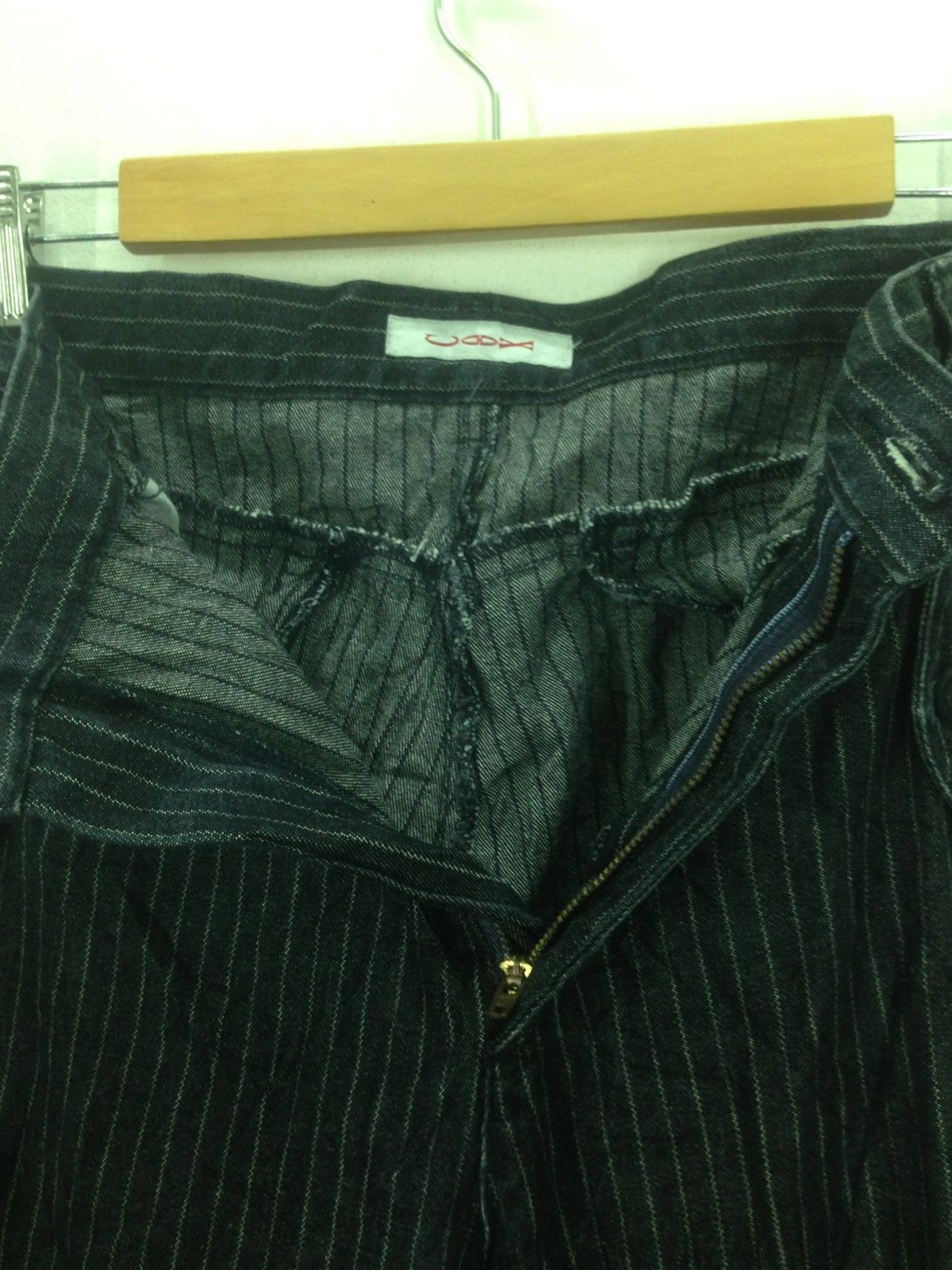 Indigo × Japanese Brand Vintage Japenese COX Wabash Stripe Indigo Cargo Pants Size US 32 / EU 48 - 12 Thumbnail