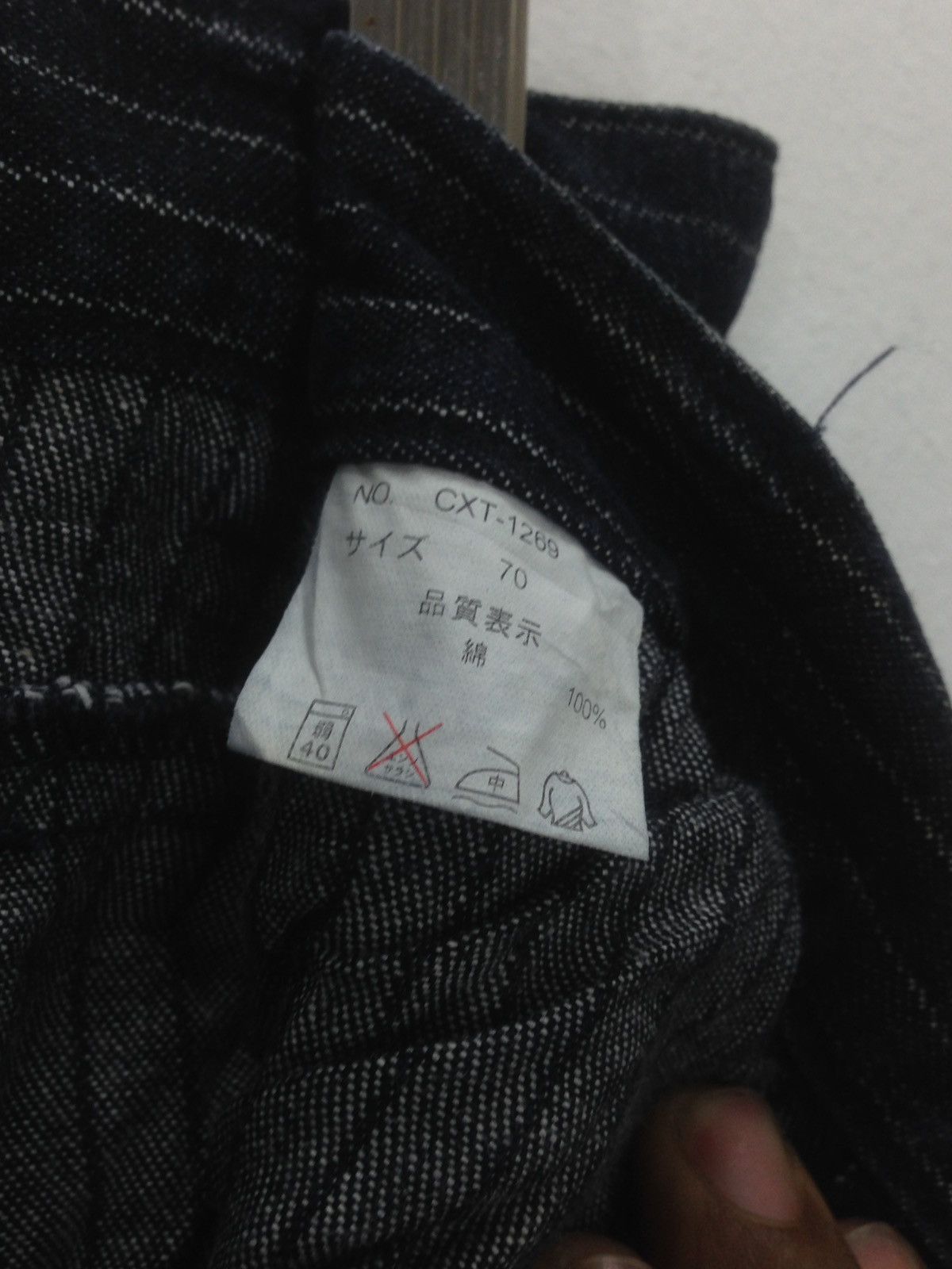Indigo × Japanese Brand Vintage Japenese COX Wabash Stripe Indigo Cargo Pants Size US 32 / EU 48 - 10 Thumbnail