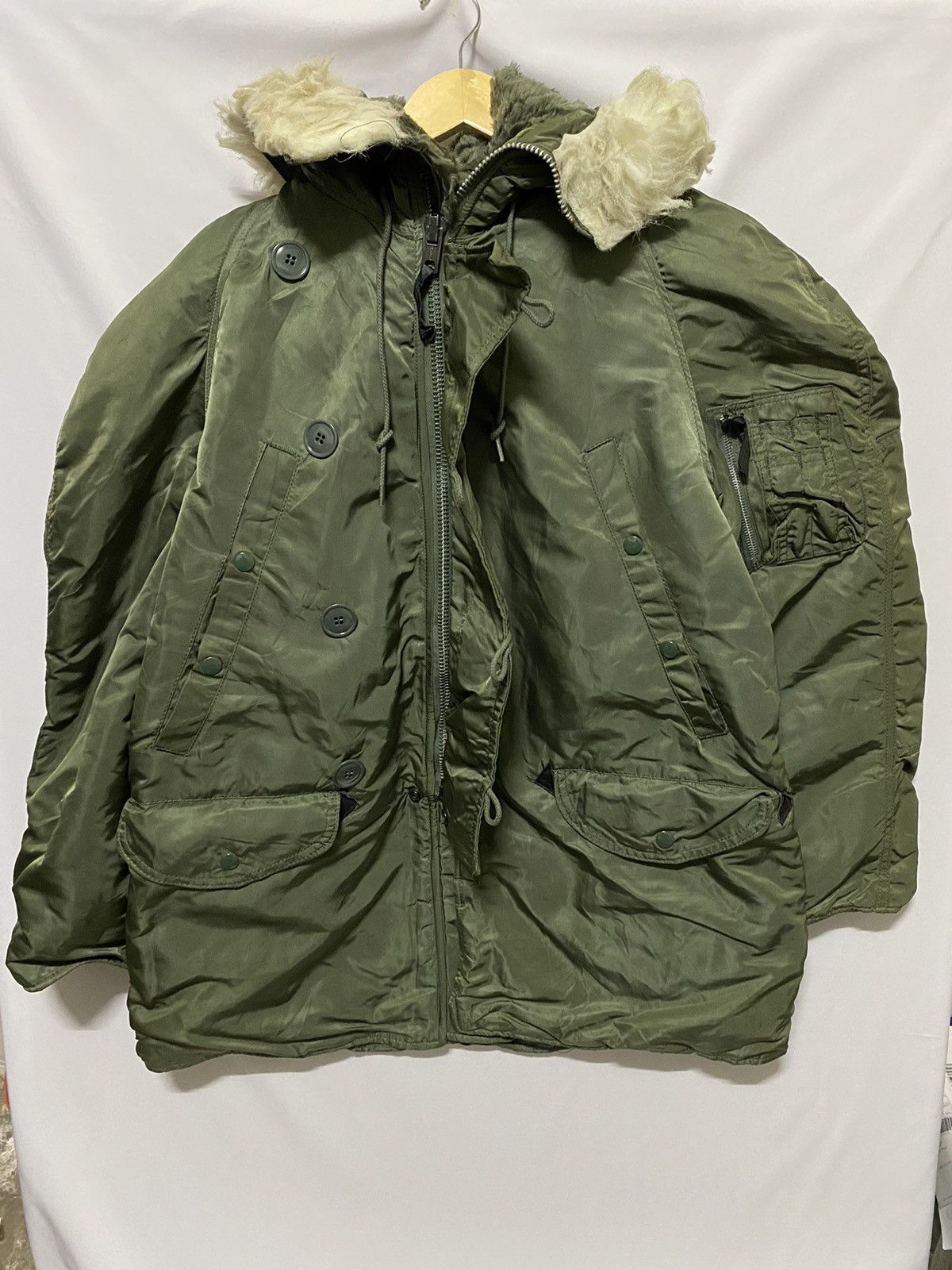 Alpha Industries STOCK NO 1615-573-8335 ALPHA PARKA Size US S / EU 44-46 / 1 - 1 Thumbnail
