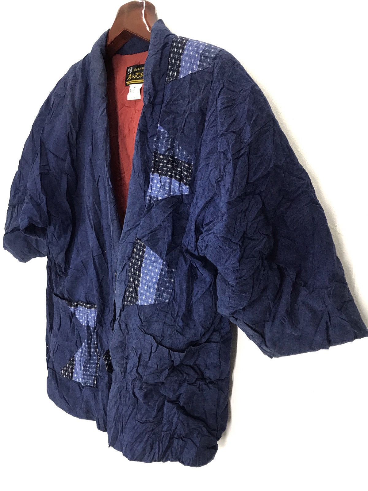 Indigo × Japanese Brand Padded Hanten kofu patchwork kimono boro like visvim kapital Size US M / EU 48-50 / 2 - 4 Thumbnail