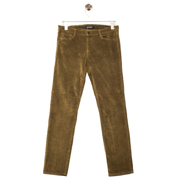 Joe Fresh Joe Fresh Cord Pant Slim low rise Fit Green Grailed