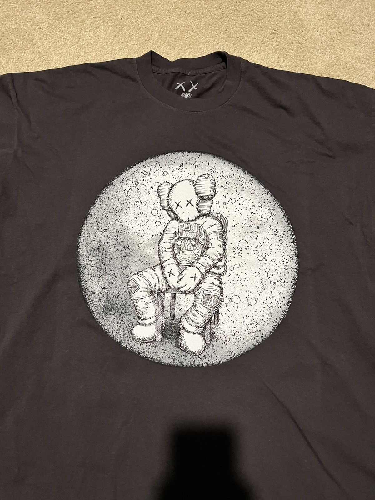 kid cudi x kaws t shirt