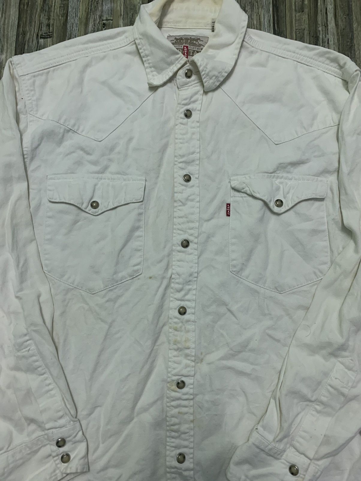 Levi's Nice Levi’s Red Tab Jeanswear Denim Shirt Size US M / EU 48-50 / 2 - 3 Thumbnail