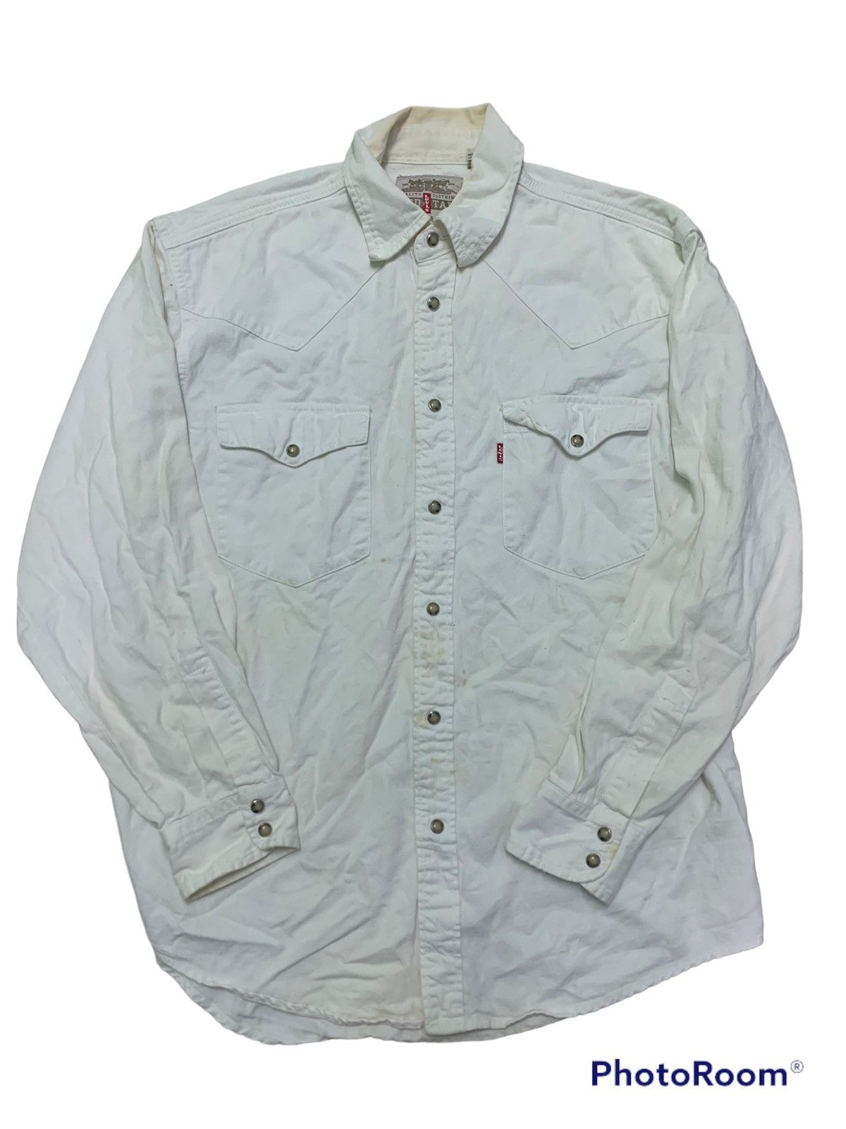 Levi's Nice Levi’s Red Tab Jeanswear Denim Shirt Size US M / EU 48-50 / 2 - 1 Thumbnail