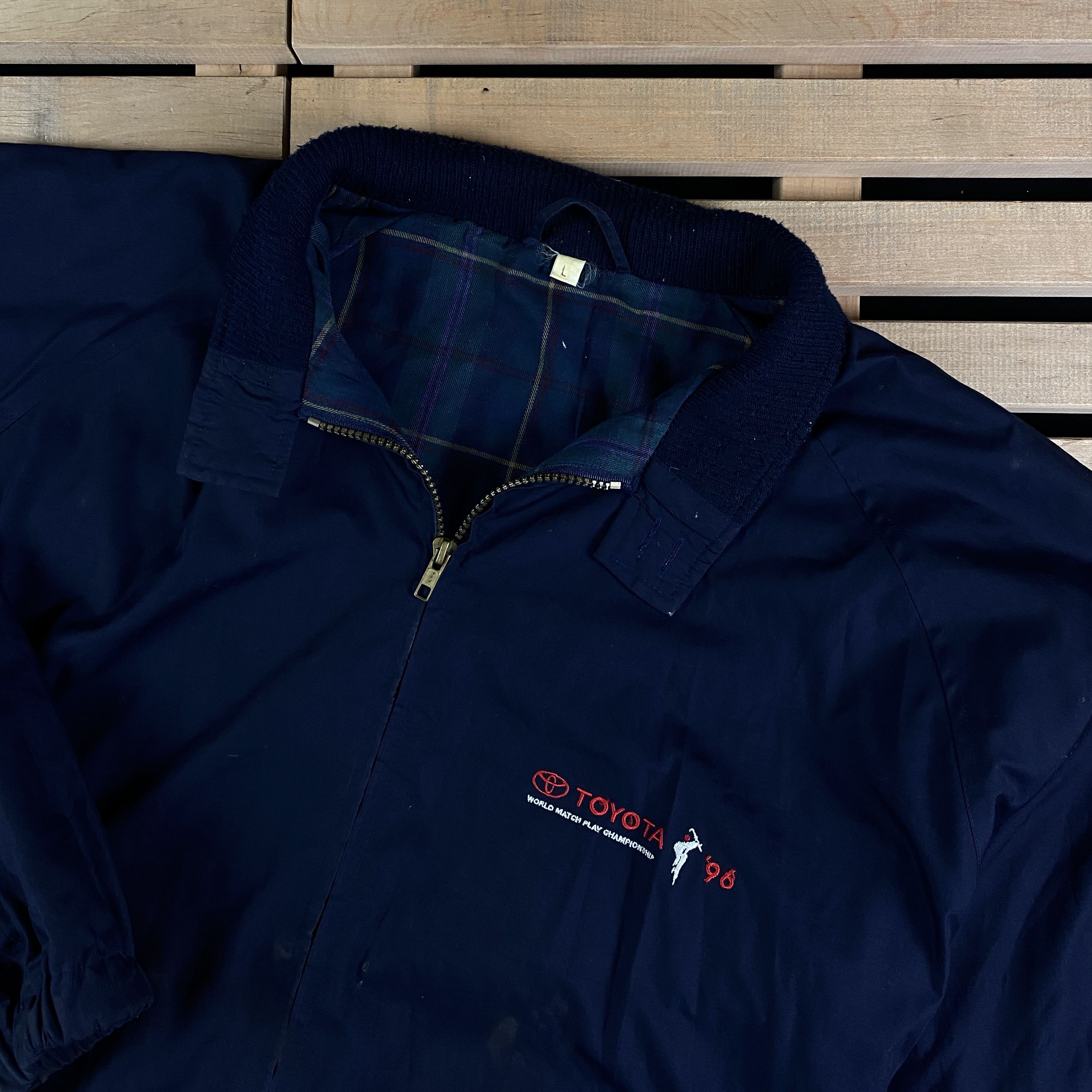 Japanese Brand × Vintage Mens Bomber Jacket Toyota Vintage 1996 Size L Size US L / EU 52-54 / 3 - 2 Thumbnail