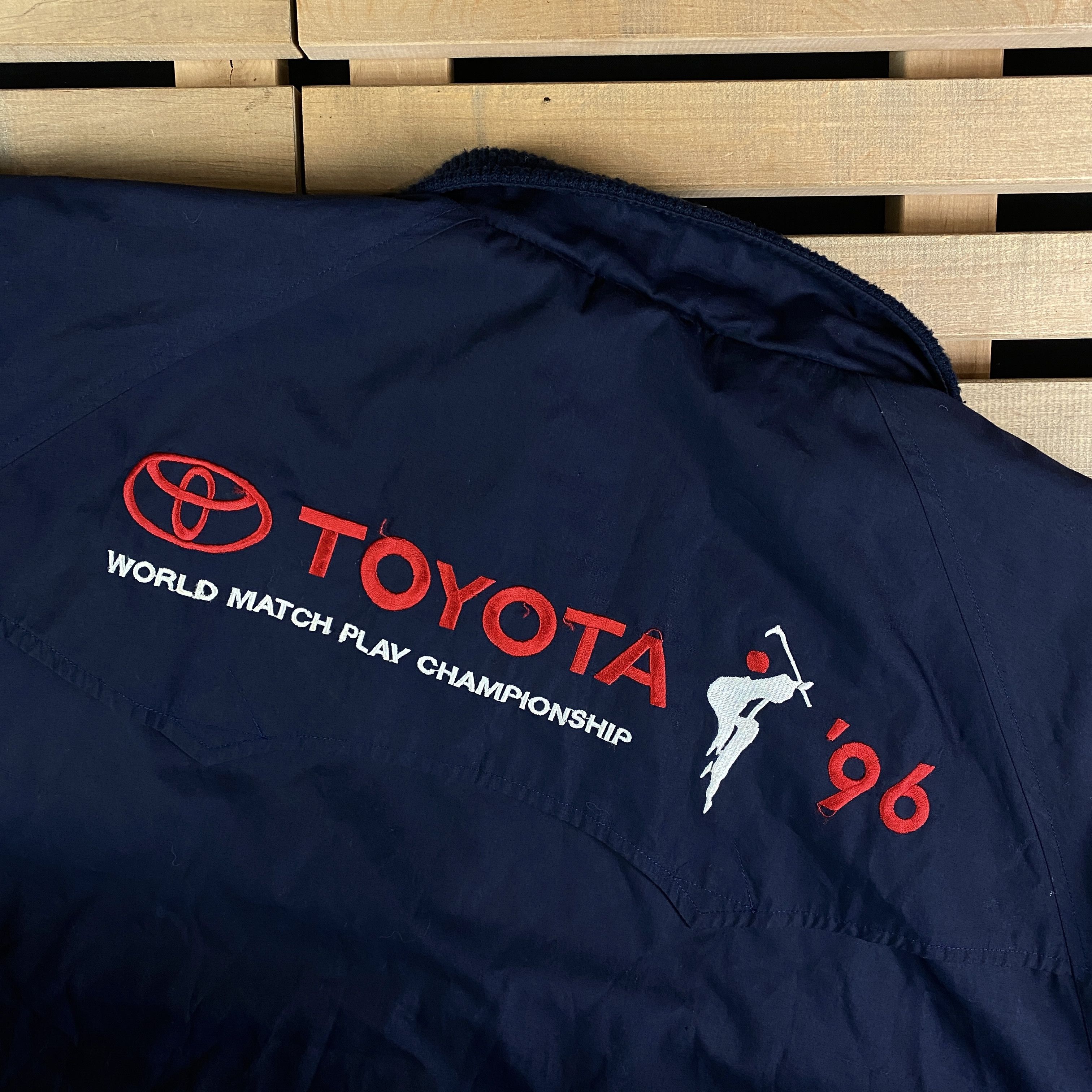 Japanese Brand × Vintage Mens Bomber Jacket Toyota Vintage 1996 Size L Size US L / EU 52-54 / 3 - 10 Thumbnail