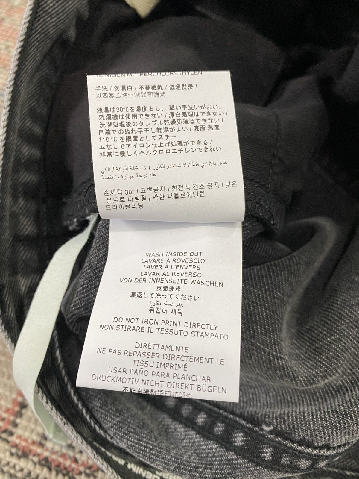 Off-White Off White Virgil Abloh Slim Straight Denim Label Jeans Size US 30 / EU 46 - 15 Thumbnail