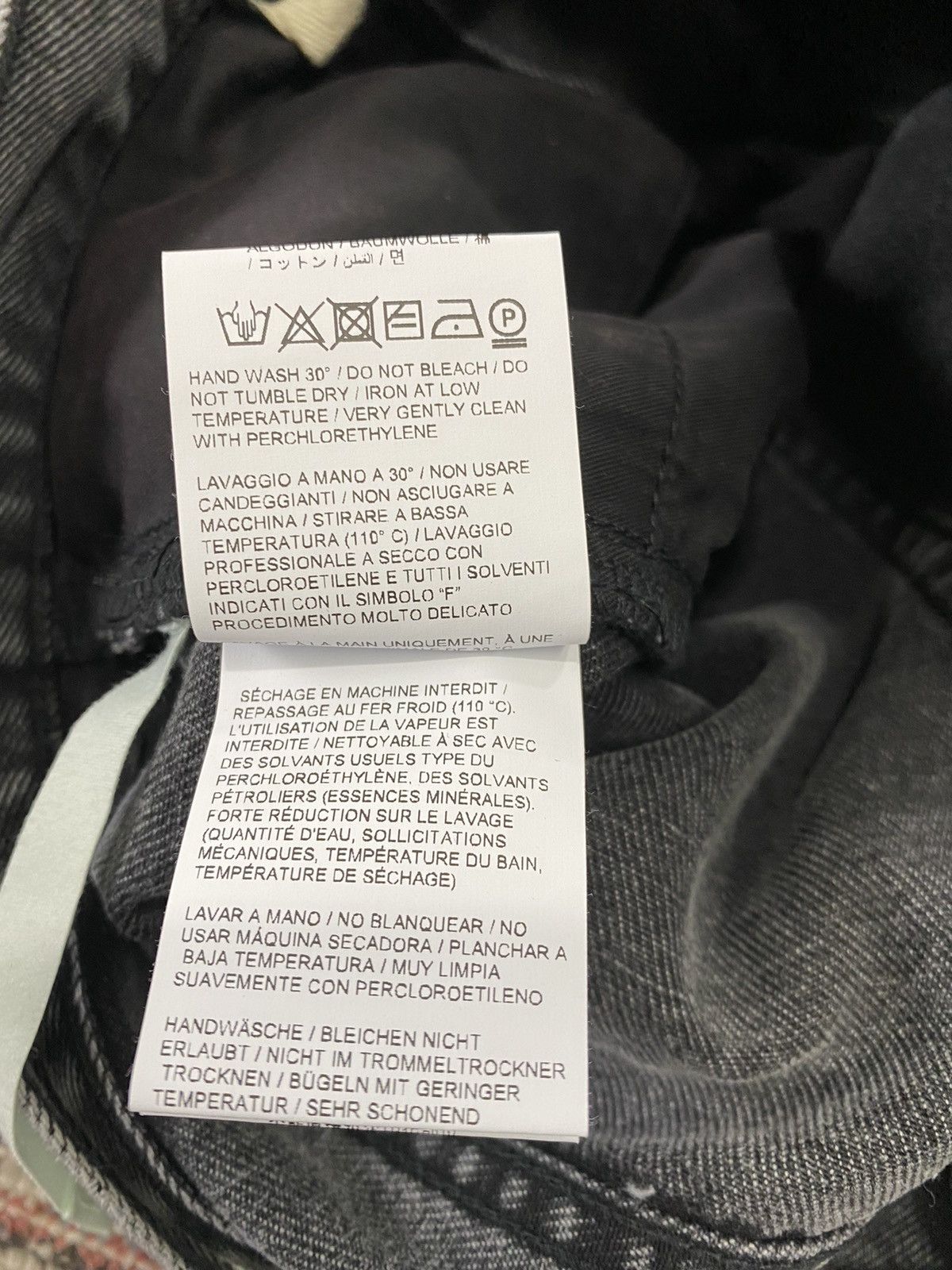 Off-White Off White Virgil Abloh Slim Straight Denim Label Jeans Size US 30 / EU 46 - 14 Thumbnail