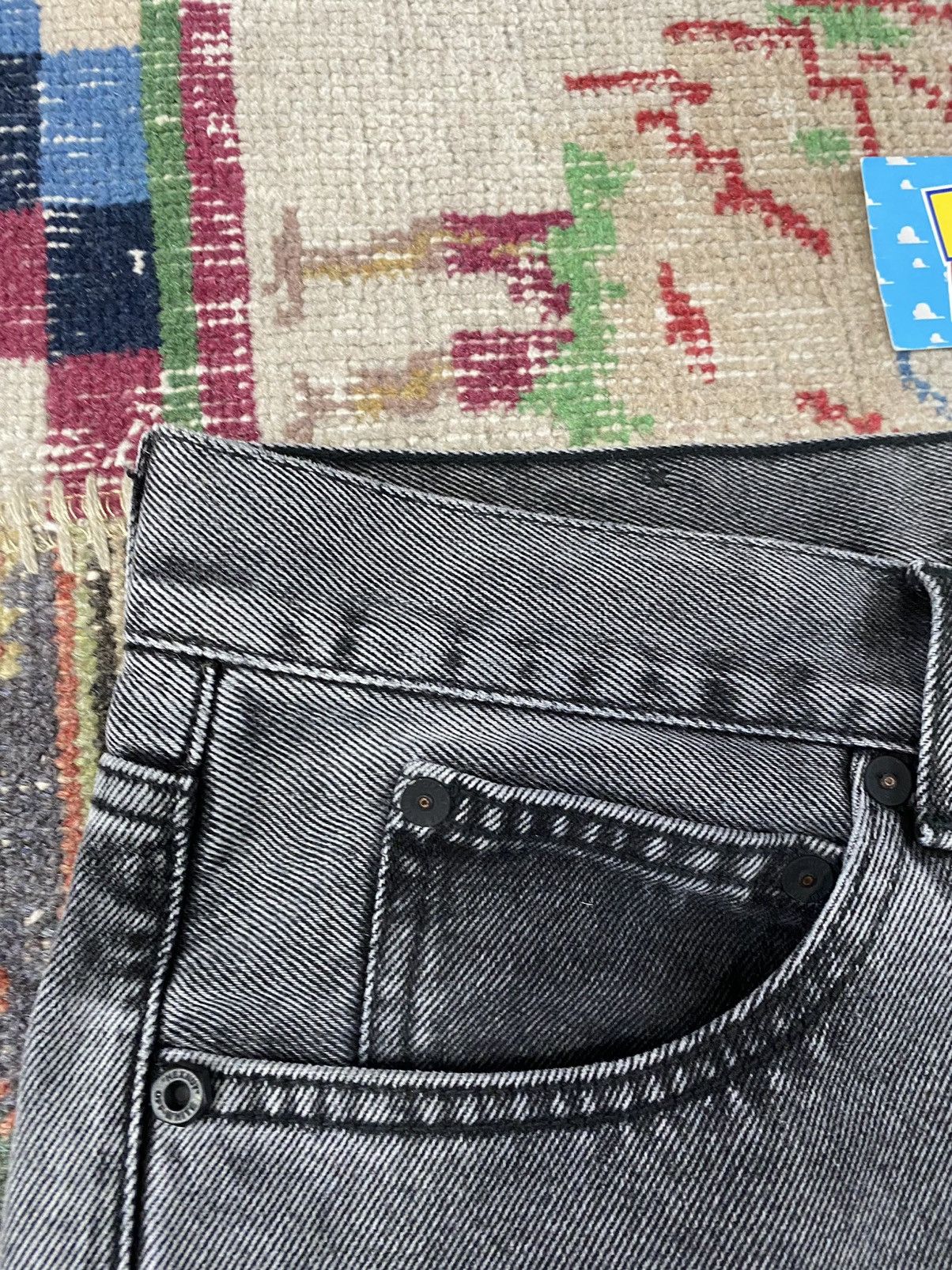 Off-White Off White Virgil Abloh Slim Straight Denim Label Jeans Size US 30 / EU 46 - 5 Thumbnail