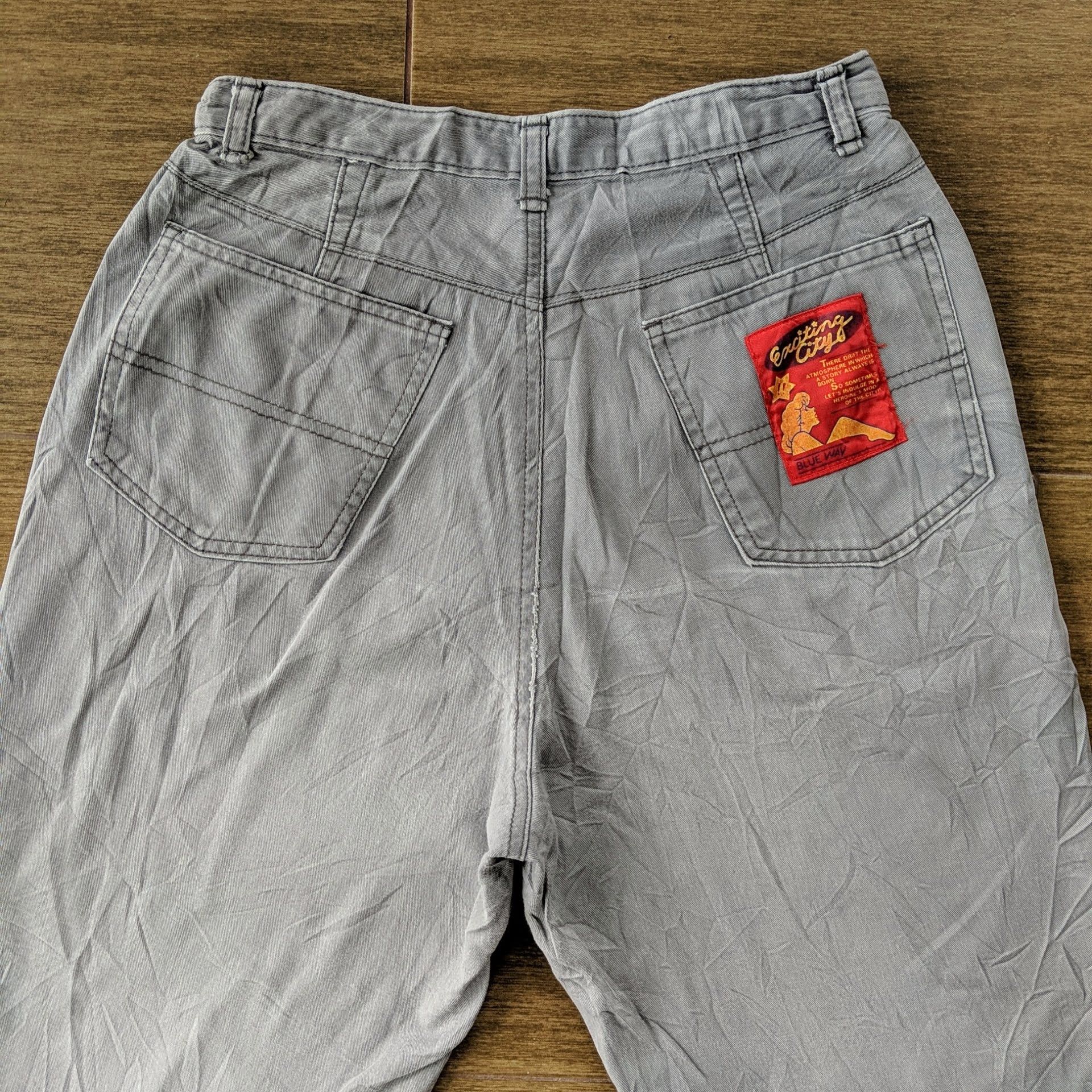 Japanese Brand Blue Way Zipper Pocket Casual Trousers Pants Size US 26 / EU 42 - 9 Thumbnail